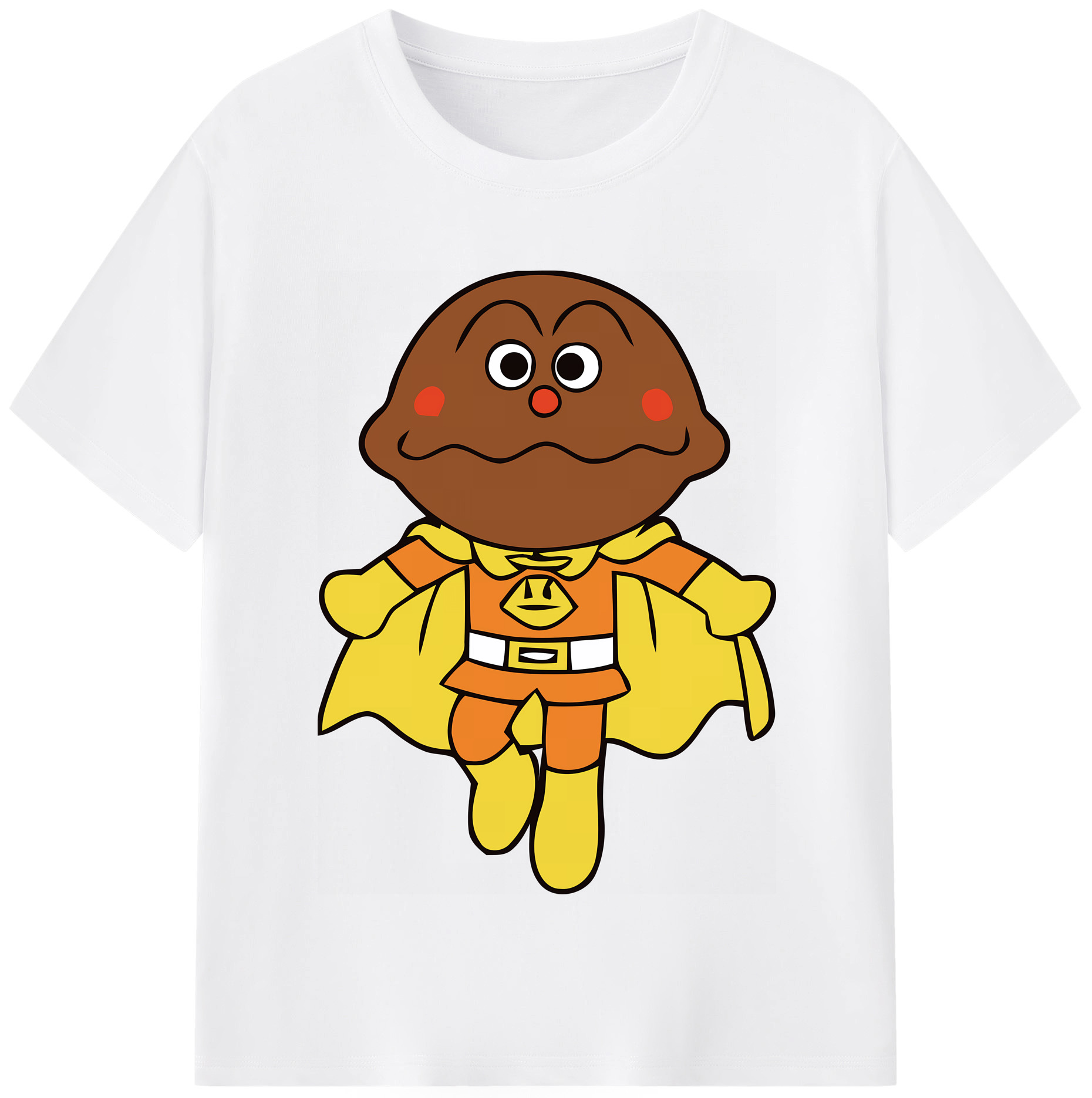 （画像用） アンパンマン Anpanman 綿100％半袖Tシャツ（フロントプリント）