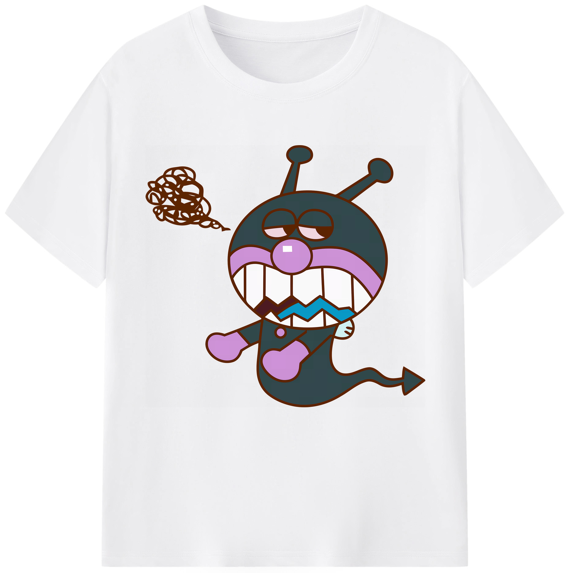 （画像用） アンパンマン Anpanman 綿100％半袖Tシャツ（フロントプリント）