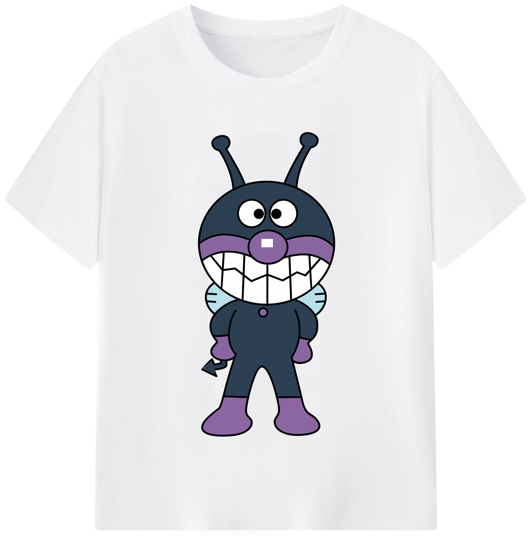 （画像用） アンパンマン Anpanman 綿100％半袖Tシャツ（フロントプリント）