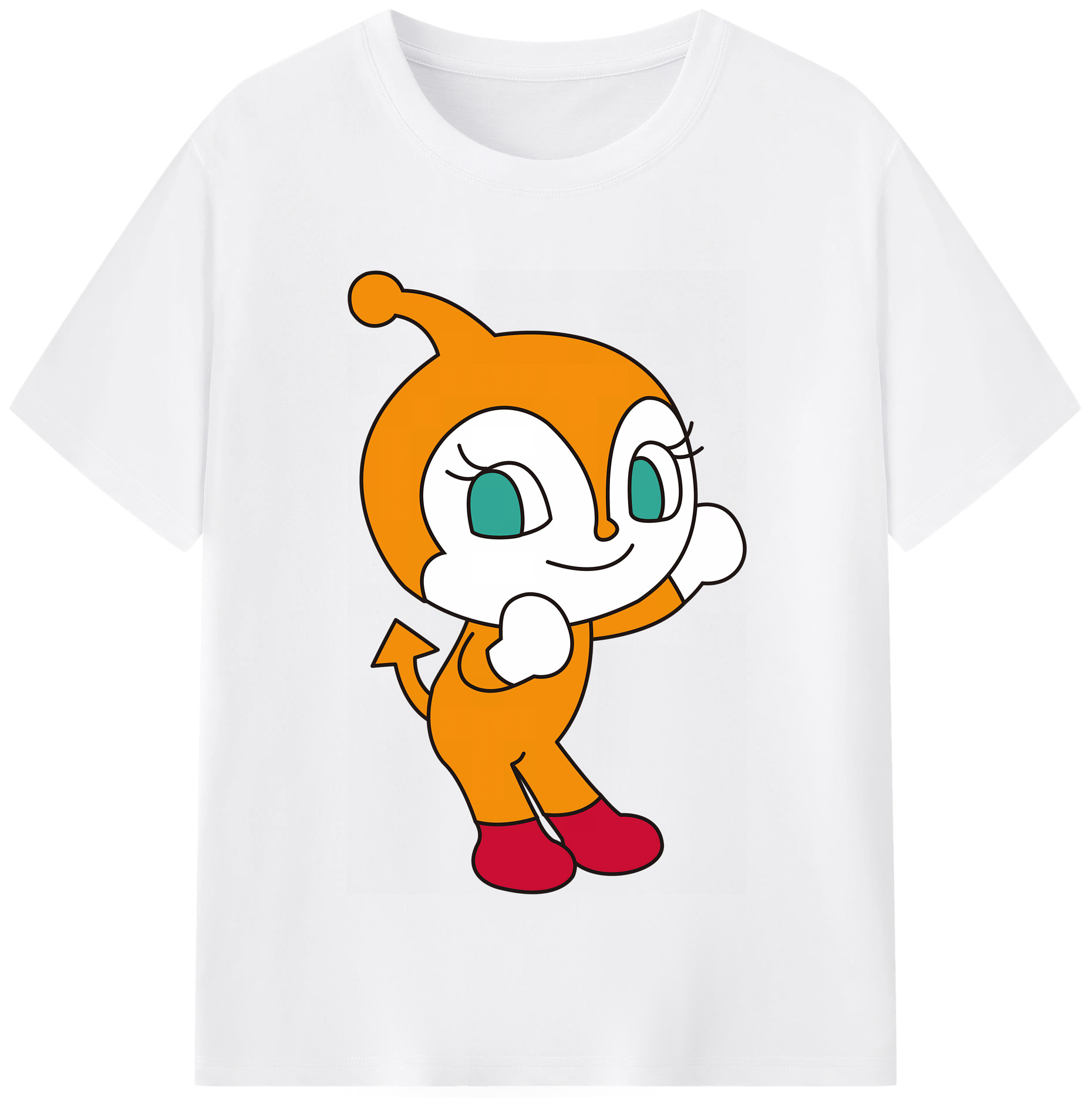 （画像用） アンパンマン Anpanman 綿100％半袖Tシャツ（フロントプリント）