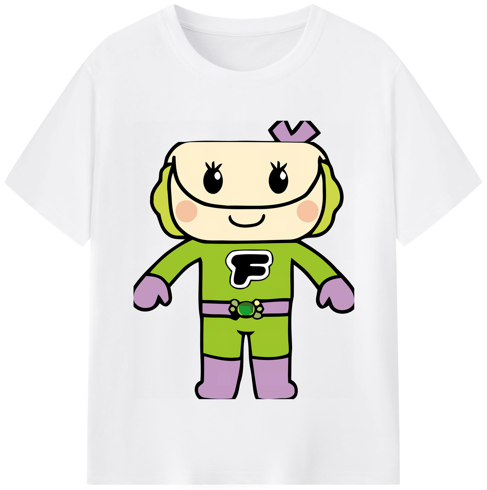 （画像用） アンパンマン Anpanman 綿100％半袖Tシャツ（フロントプリント）