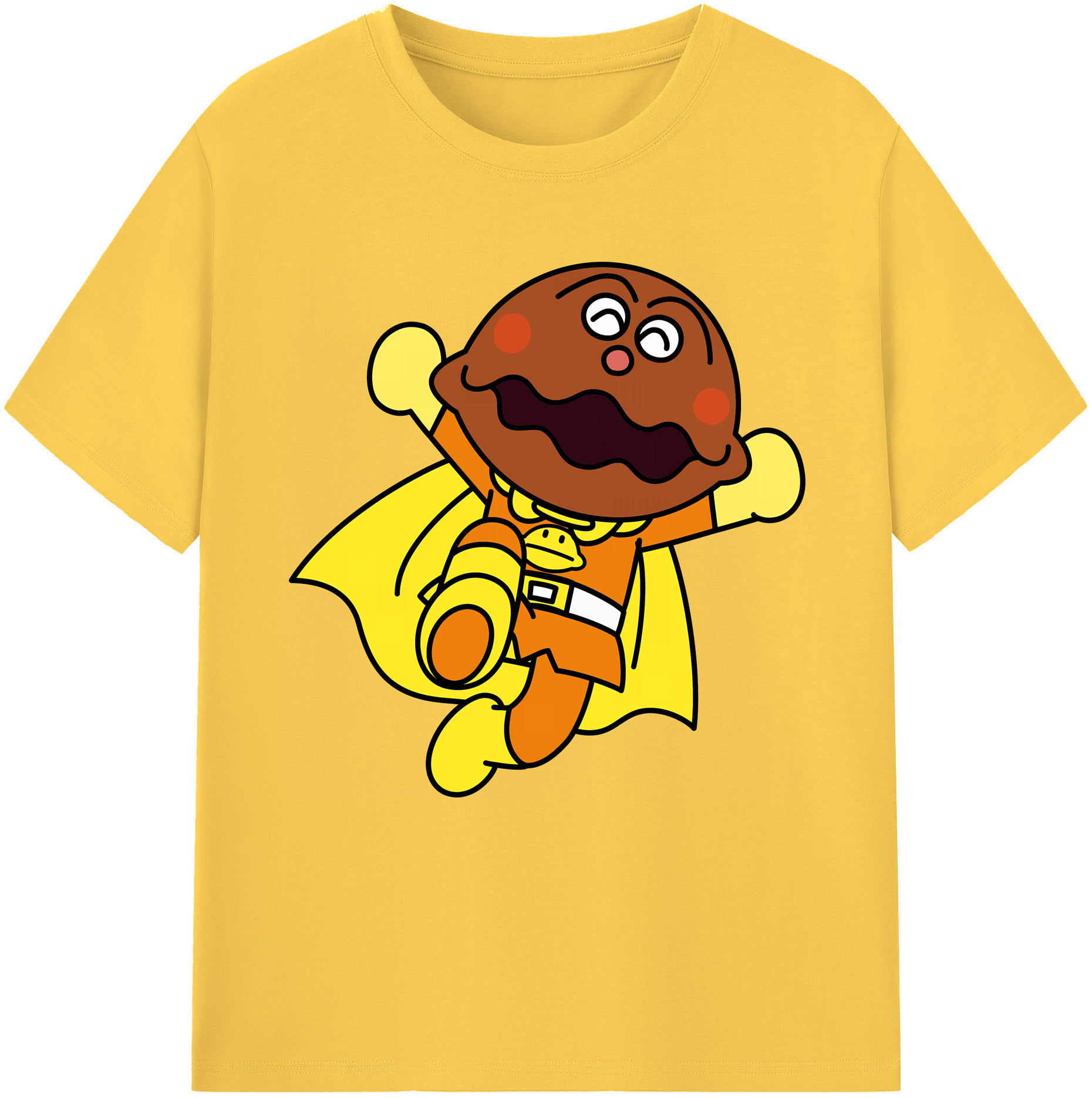 （画像用） アンパンマン Anpanman 綿100％半袖Tシャツ（フロントプリント）