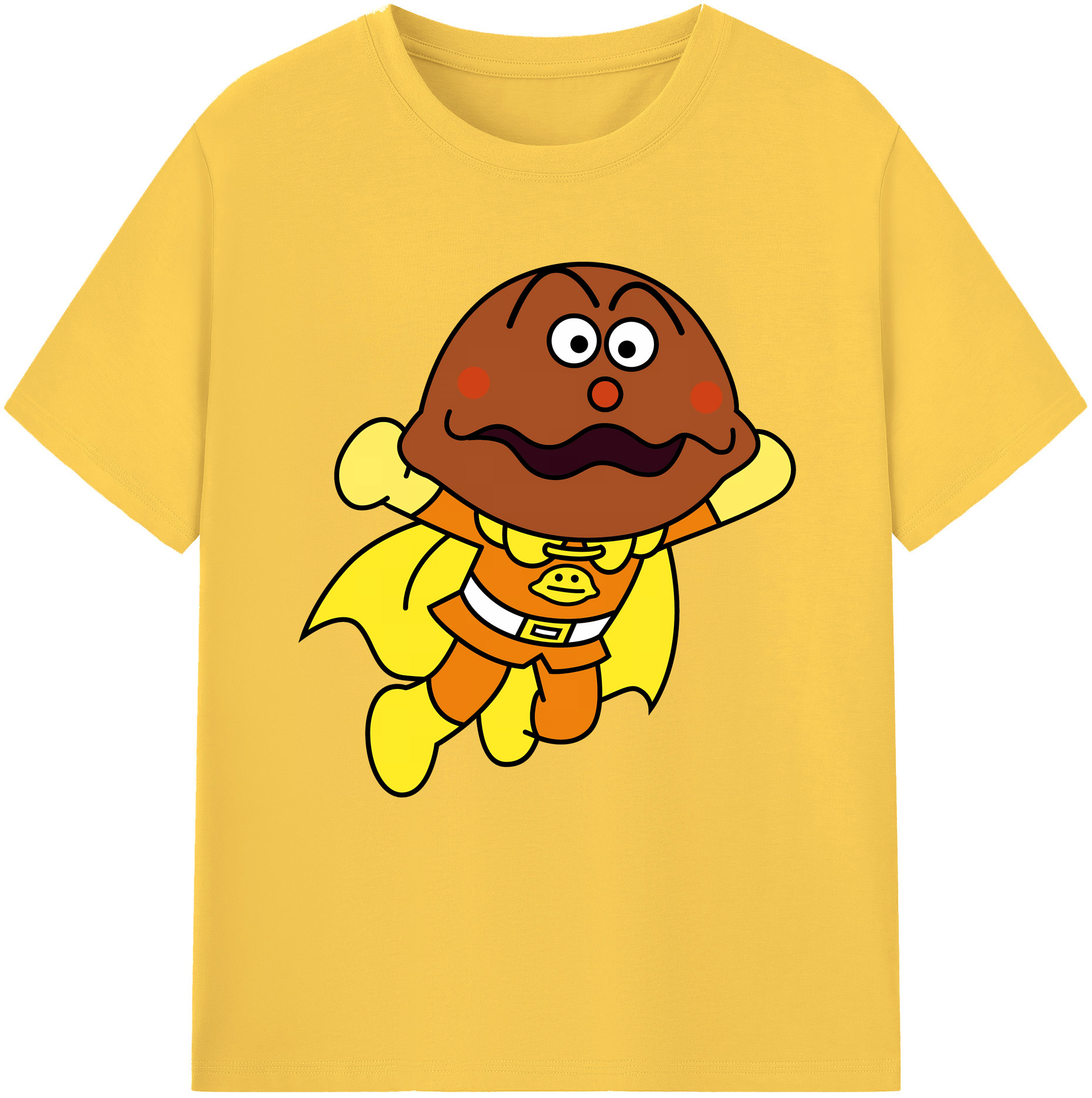（画像用） アンパンマン Anpanman 綿100％半袖Tシャツ（フロントプリント）