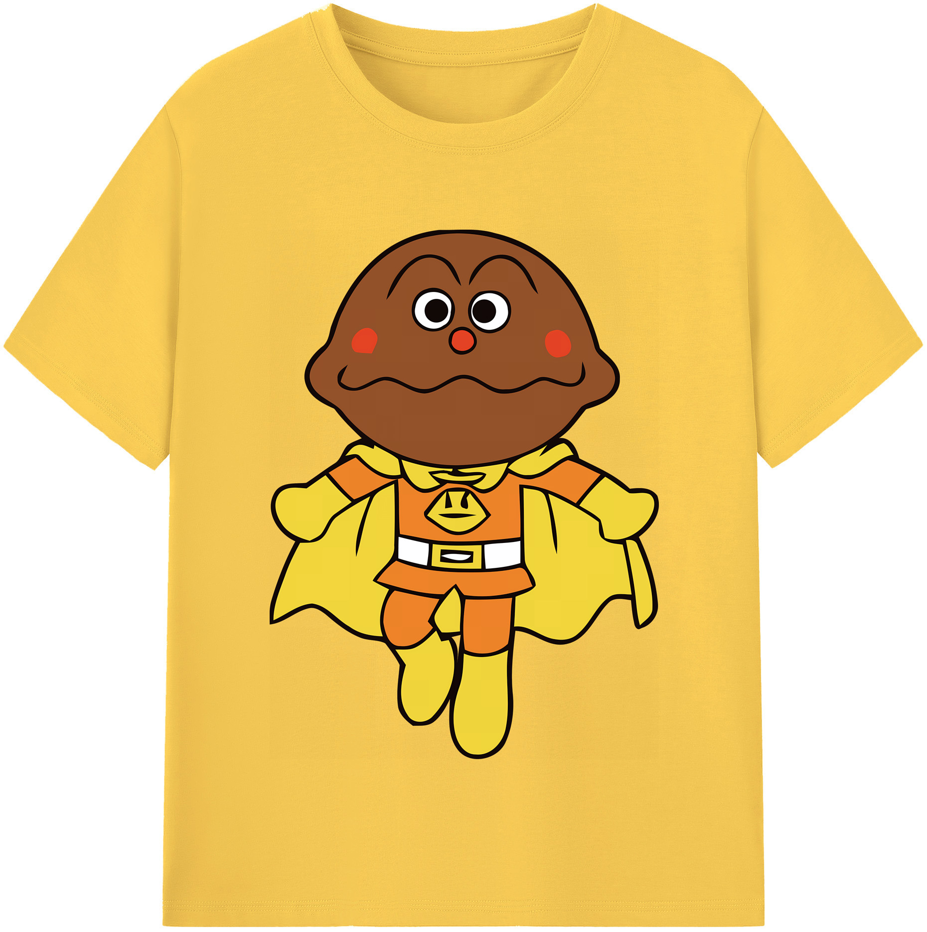（画像用） アンパンマン Anpanman 綿100％半袖Tシャツ（フロントプリント）