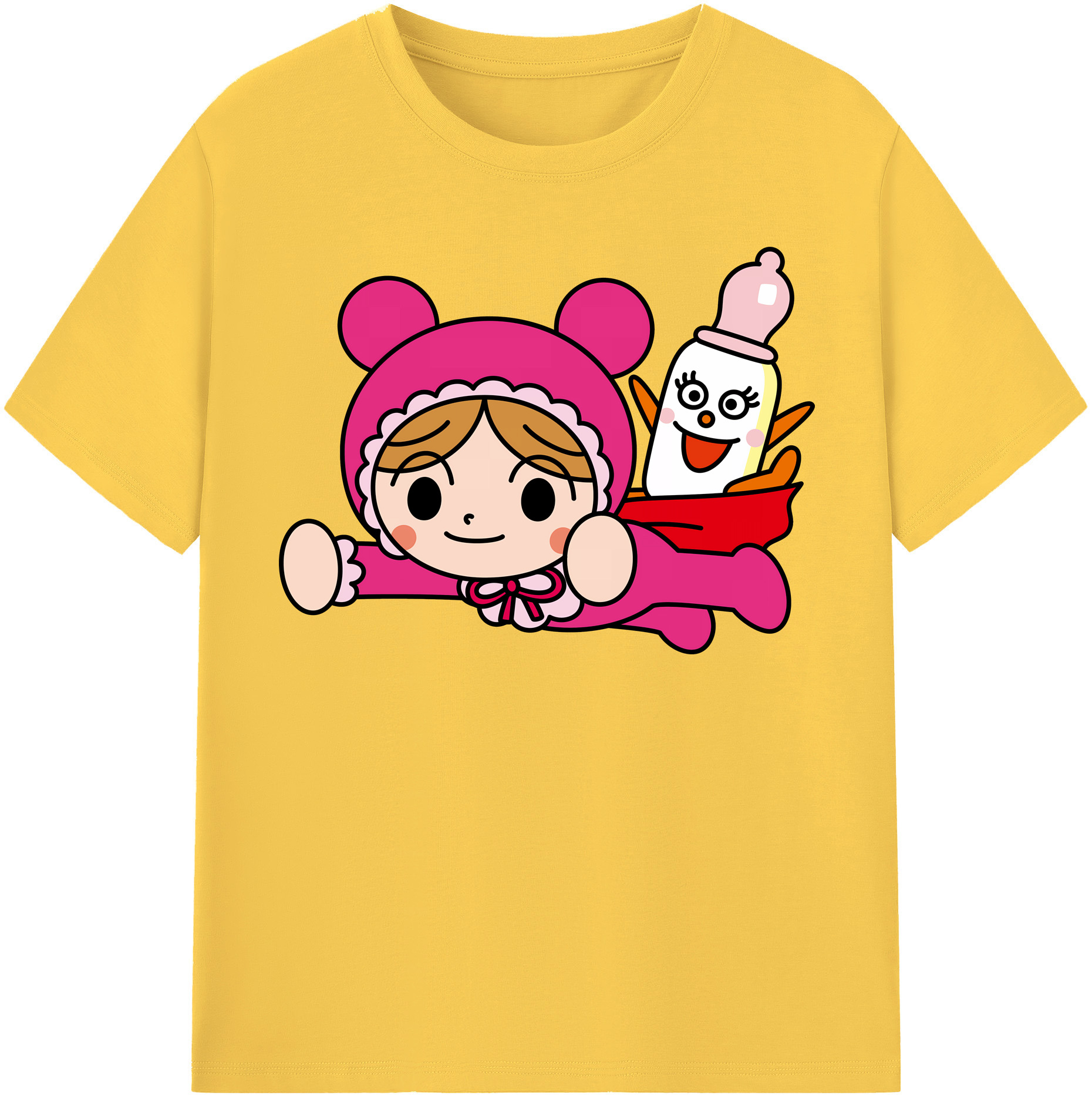 （画像用） アンパンマン Anpanman 綿100％半袖Tシャツ（フロントプリント）