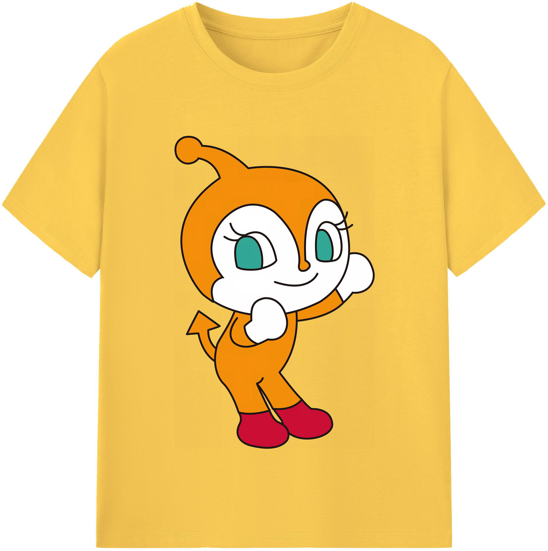 （画像用） アンパンマン Anpanman 綿100％半袖Tシャツ（フロントプリント）