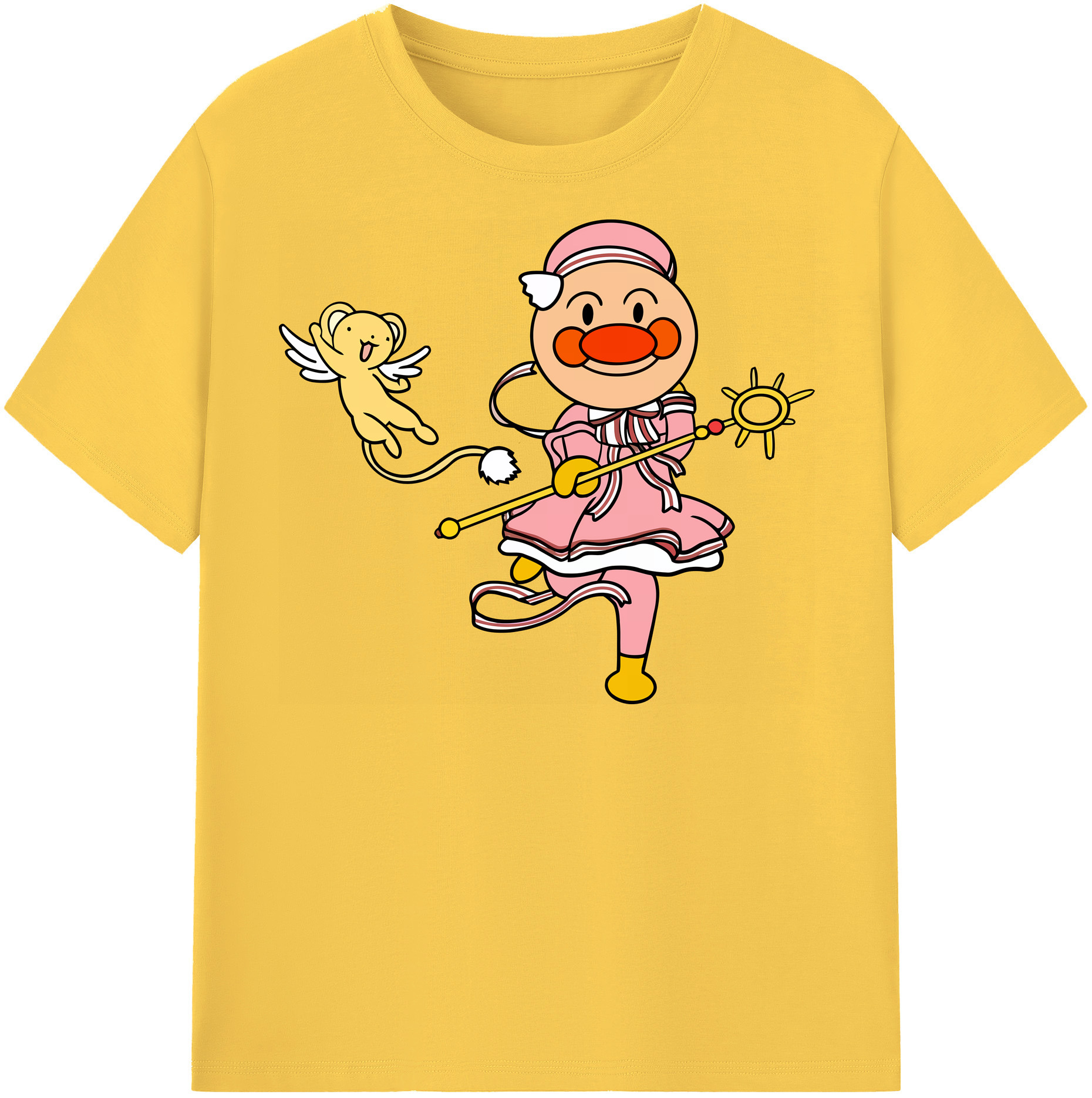 （画像用） アンパンマン Anpanman 綿100％半袖Tシャツ（フロントプリント）
