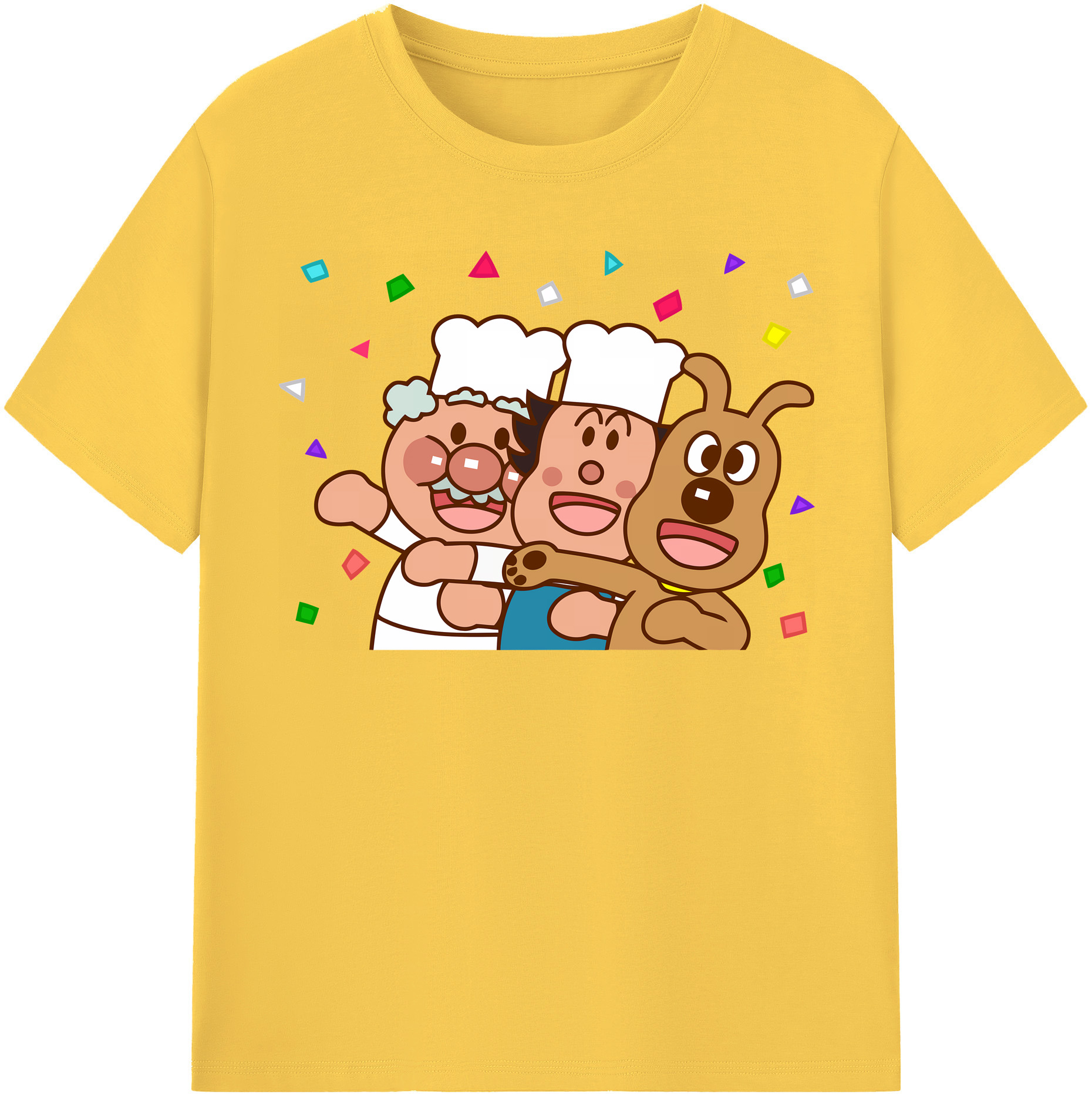 （画像用） アンパンマン Anpanman 綿100％半袖Tシャツ（フロントプリント）