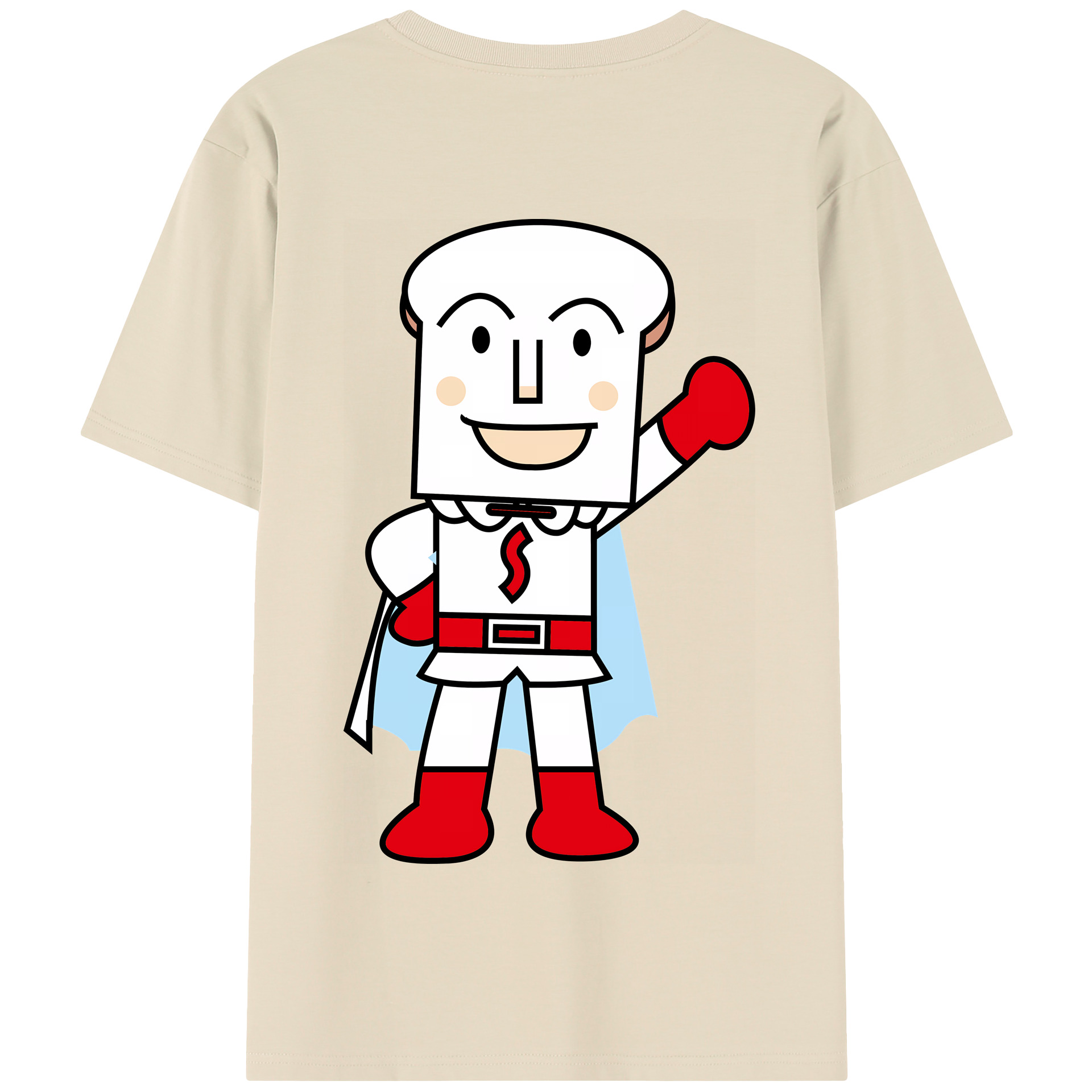 （画像用） アンパンマン Anpanman 綿100％半袖Tシャツ（背面プリント）