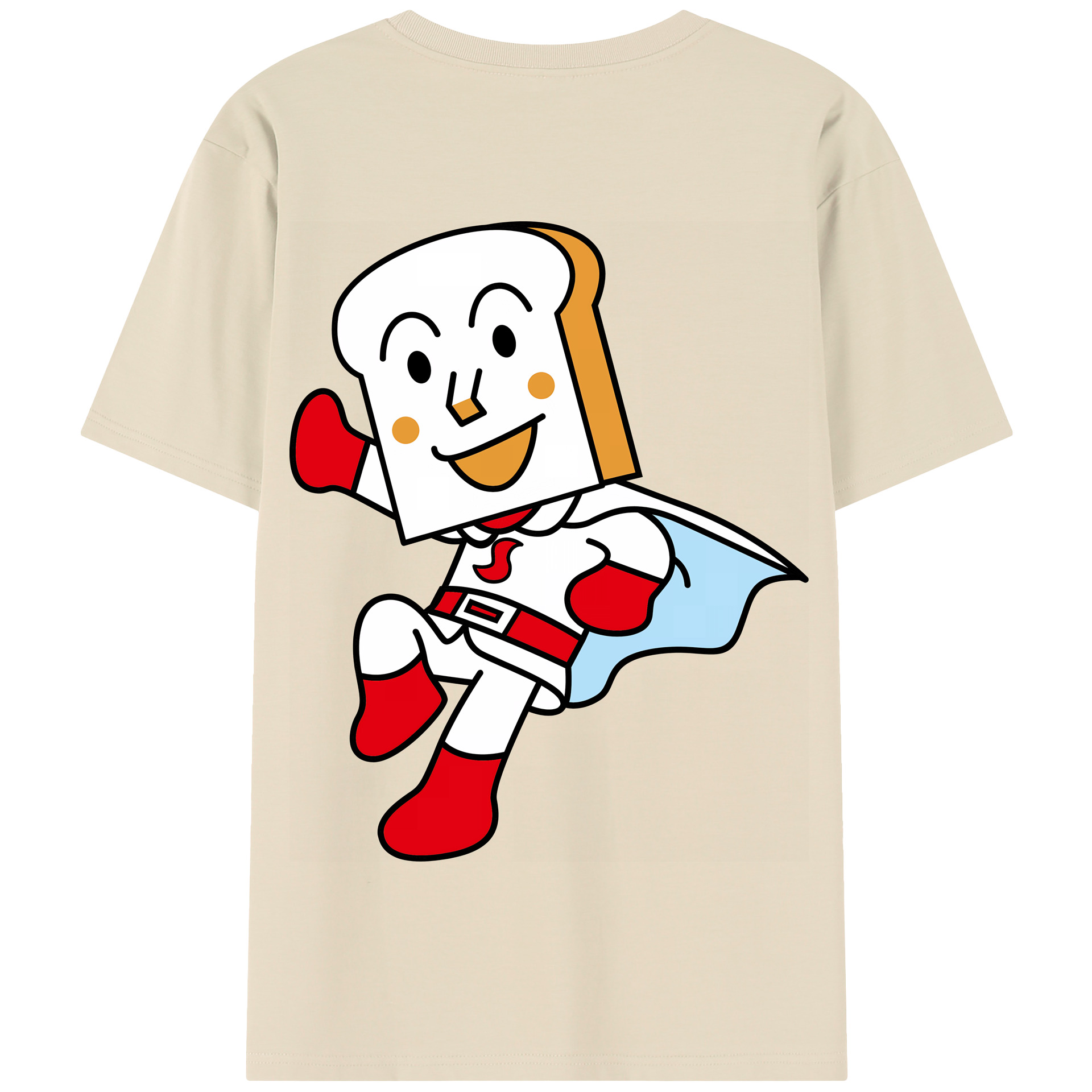 （画像用） アンパンマン Anpanman 綿100％半袖Tシャツ（背面プリント）