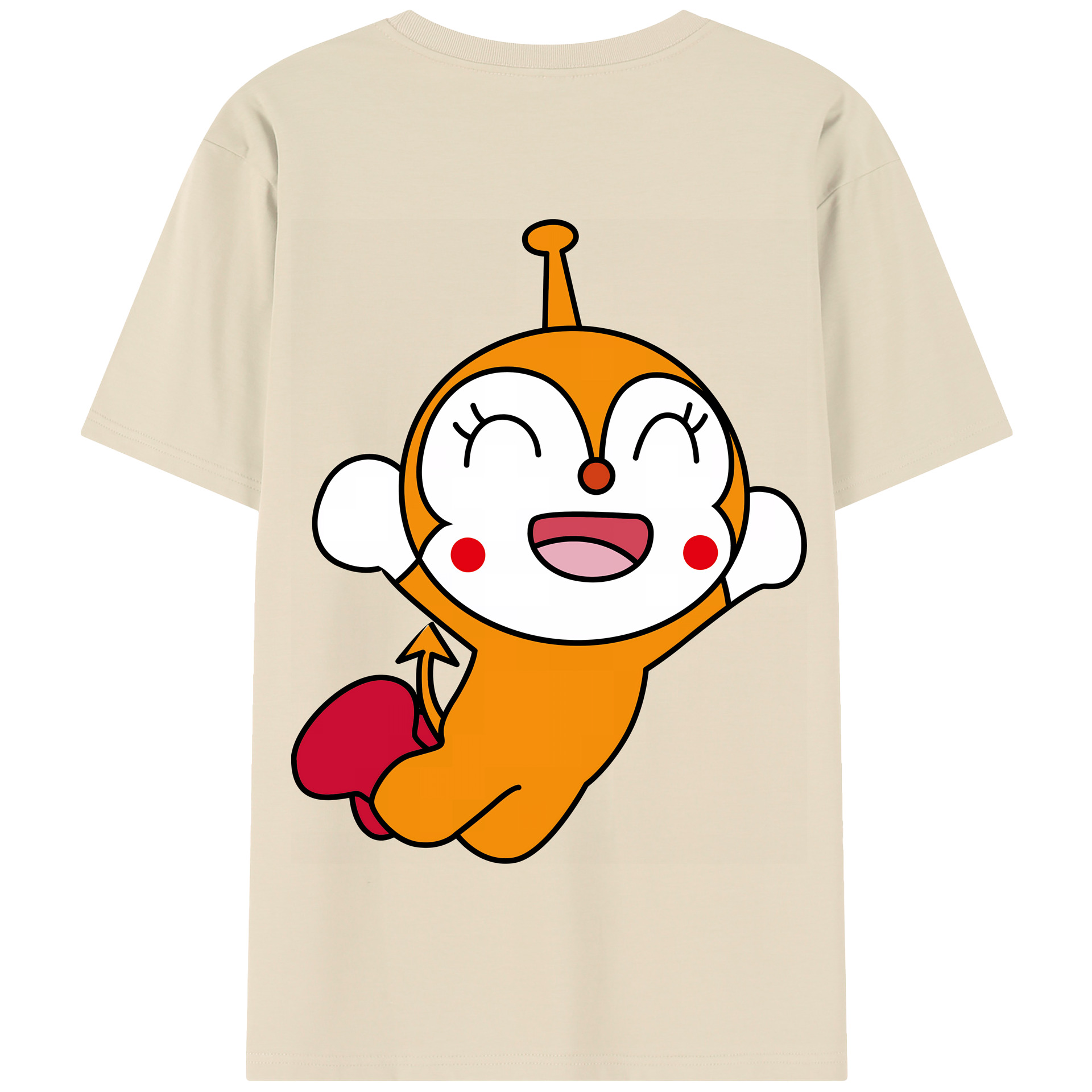 （画像用） アンパンマン Anpanman 綿100％半袖Tシャツ（背面プリント）