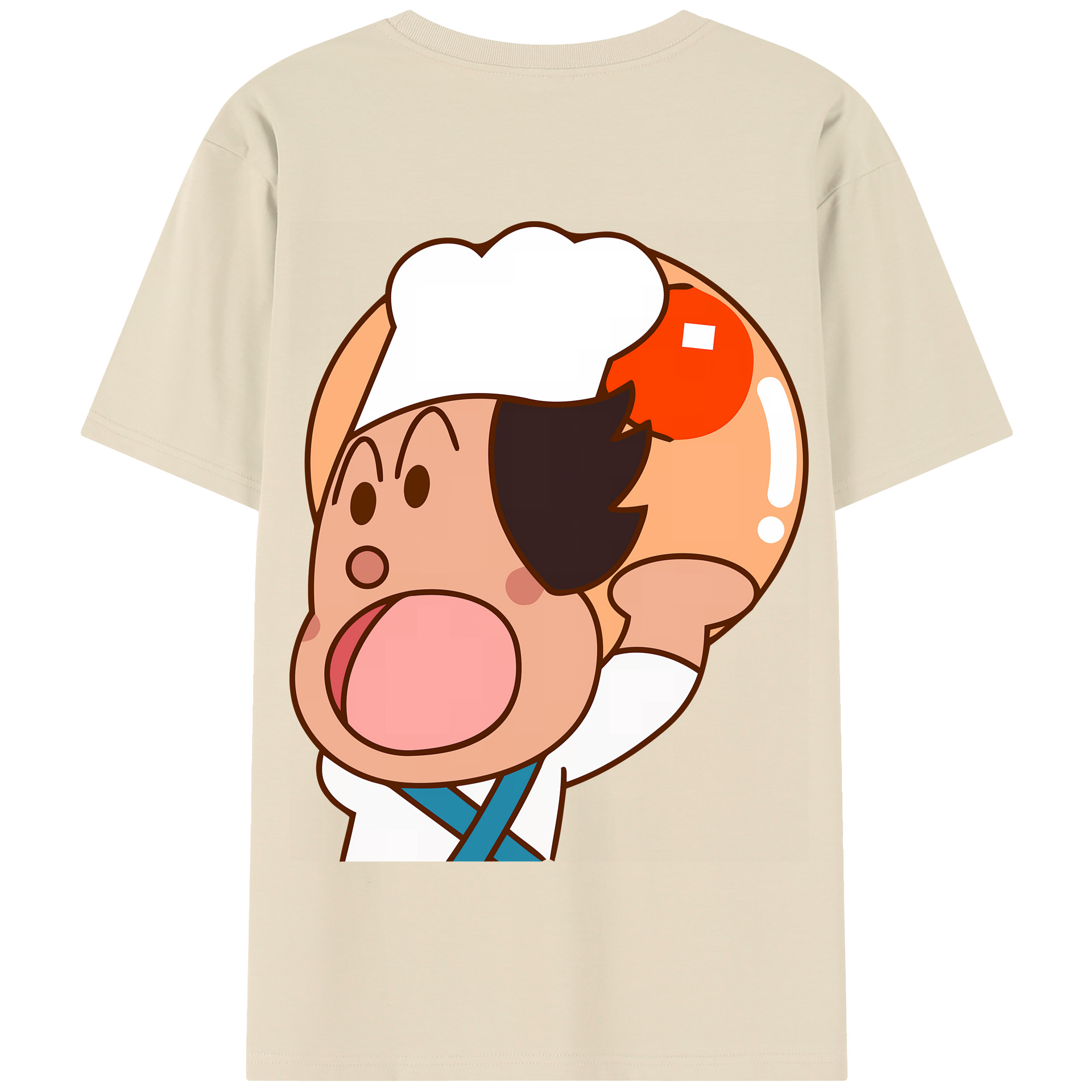 （画像用） アンパンマン Anpanman 綿100％半袖Tシャツ（背面プリント）