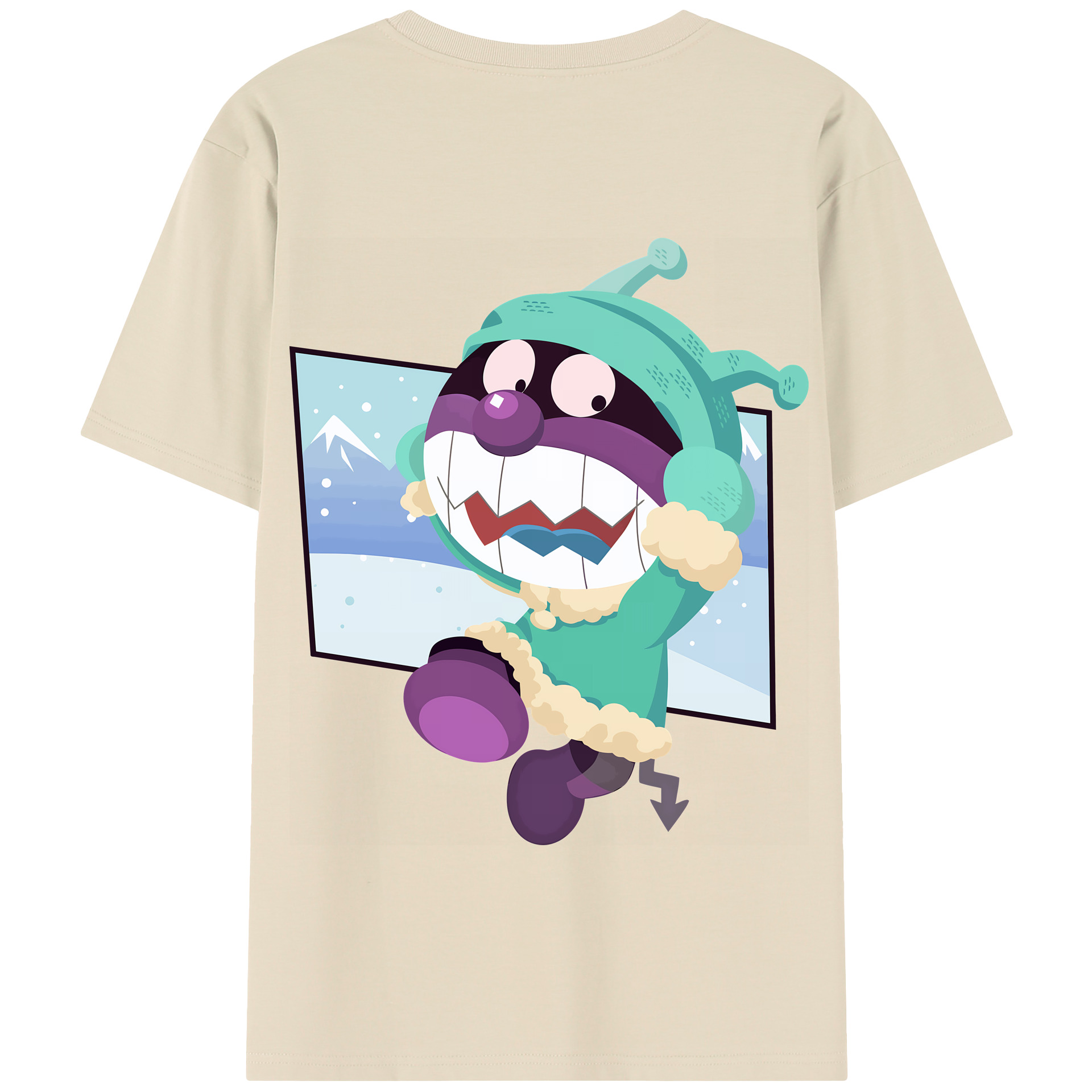 （画像用） アンパンマン Anpanman 綿100％半袖Tシャツ（背面プリント）