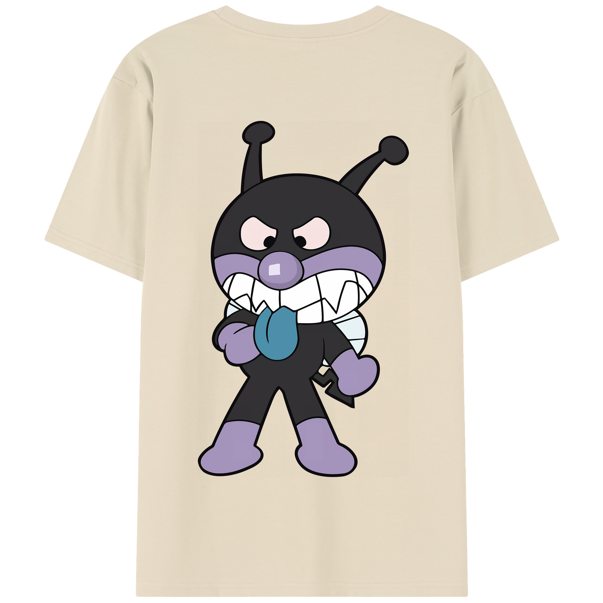 （画像用） アンパンマン Anpanman 綿100％半袖Tシャツ（背面プリント）