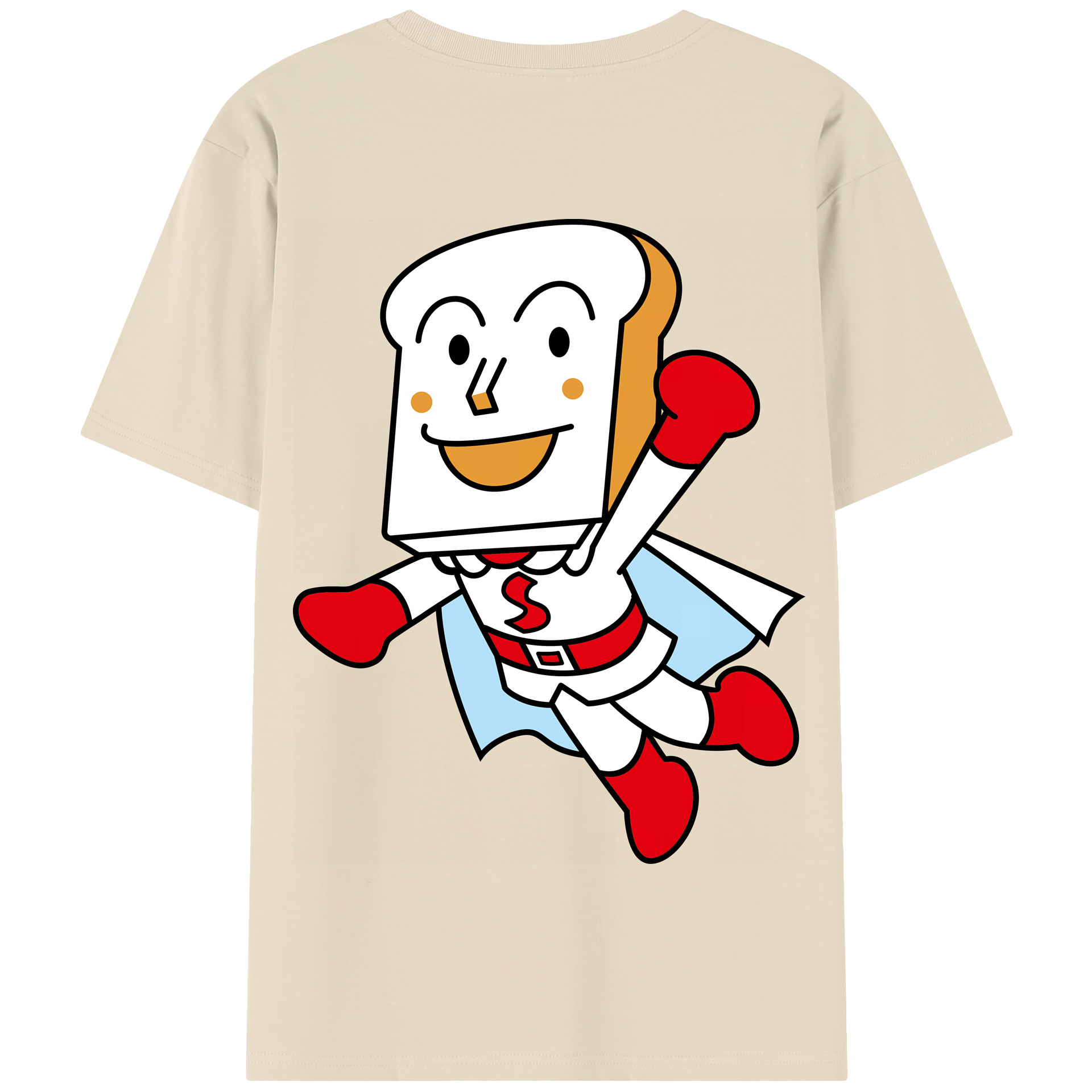 （画像用） アンパンマン Anpanman 綿100％半袖Tシャツ（背面プリント）