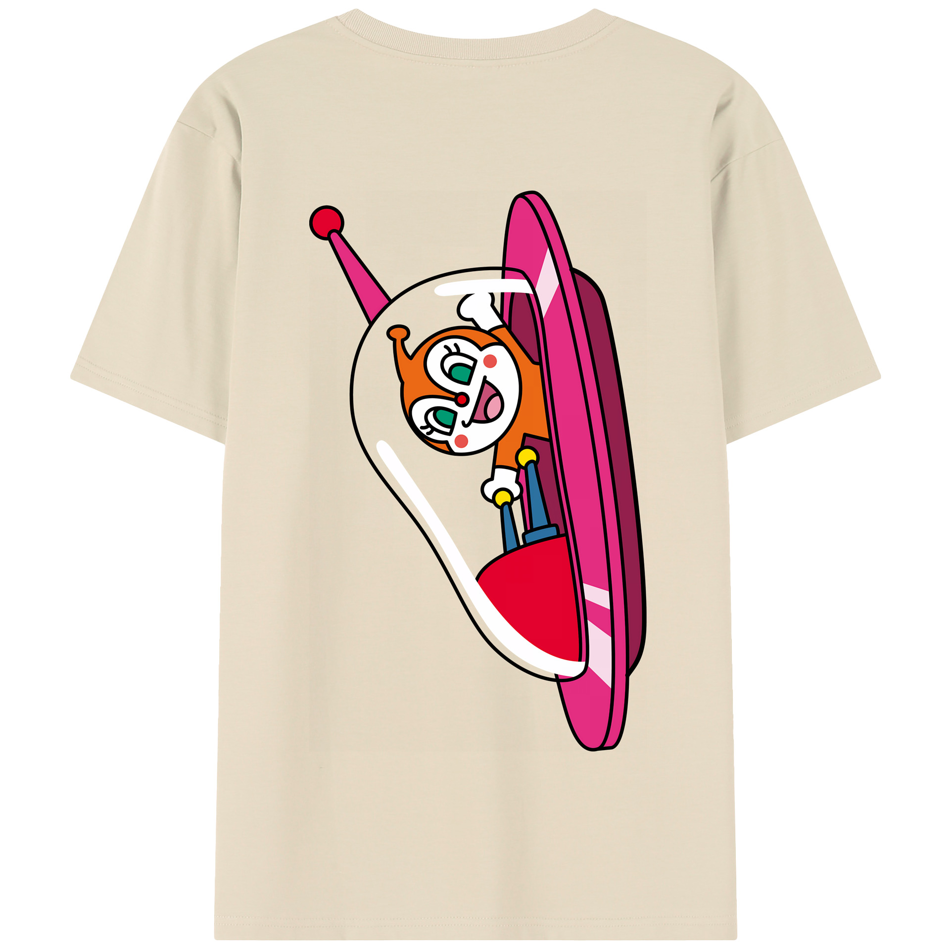 （画像用） アンパンマン Anpanman 綿100％半袖Tシャツ（背面プリント）