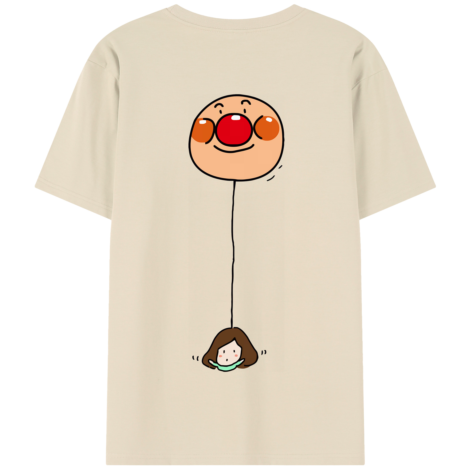 （画像用） アンパンマン Anpanman 綿100％半袖Tシャツ（背面プリント）