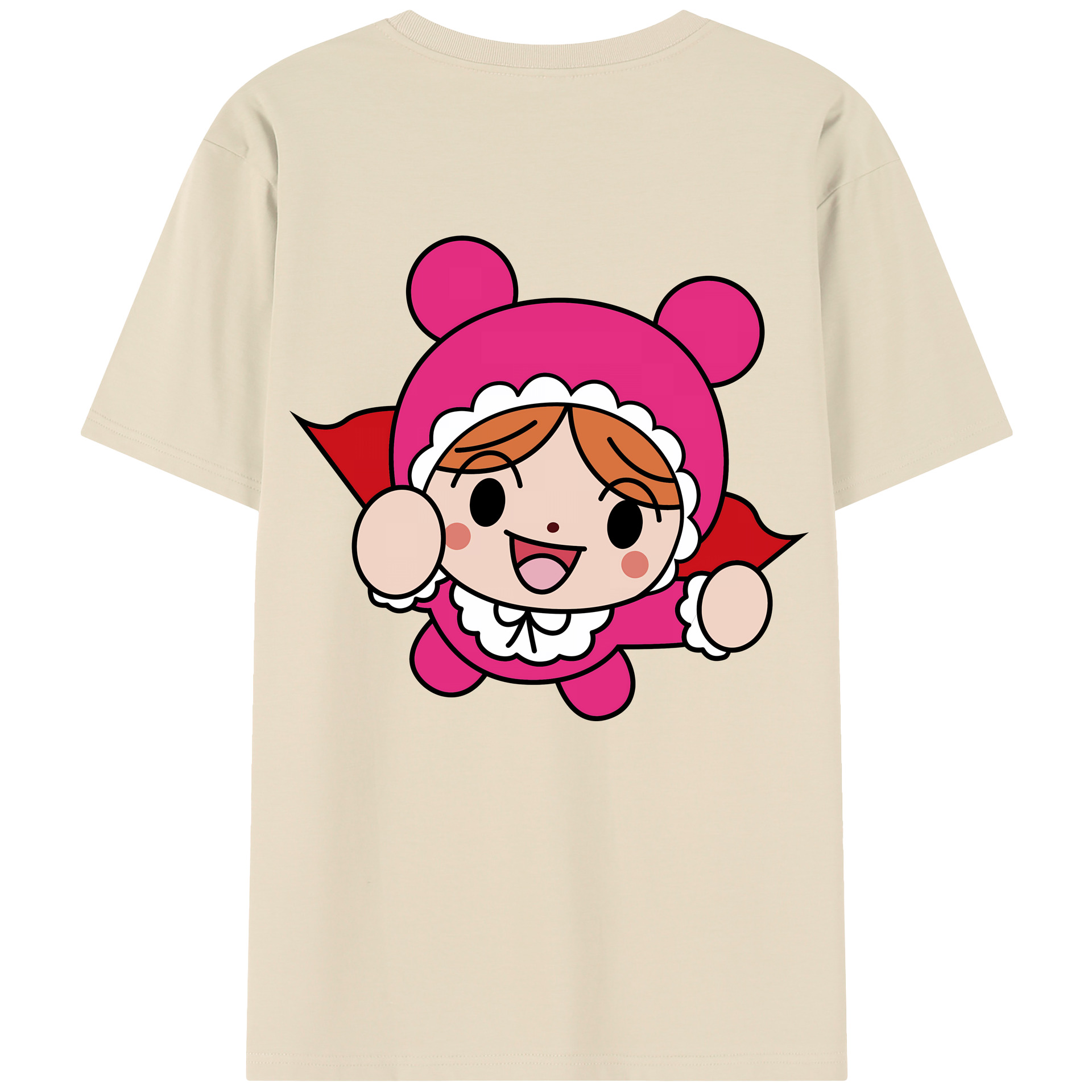 （画像用） アンパンマン Anpanman 綿100％半袖Tシャツ（背面プリント）