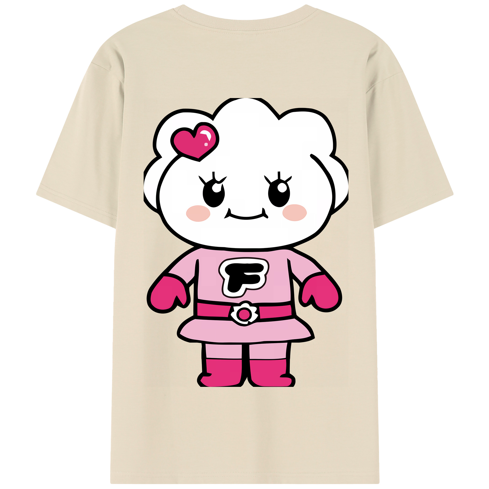（画像用） アンパンマン Anpanman 綿100％半袖Tシャツ（背面プリント）