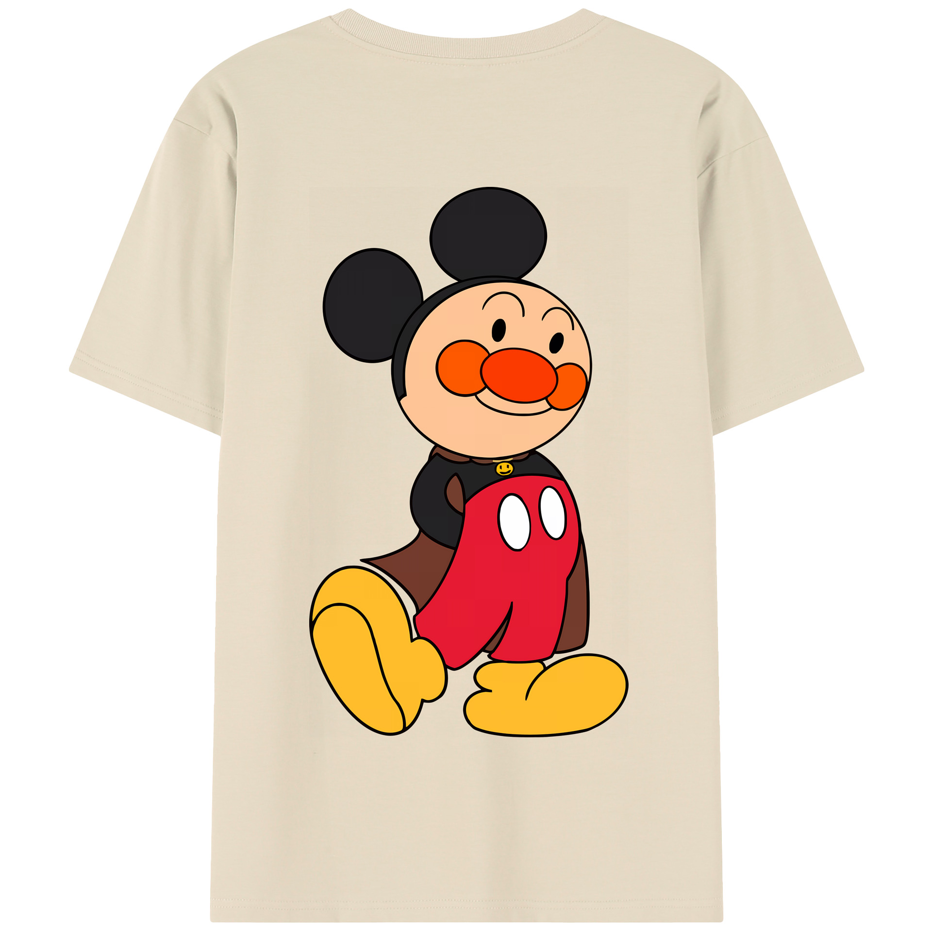 （画像用） アンパンマン Anpanman 綿100％半袖Tシャツ（背面プリント）