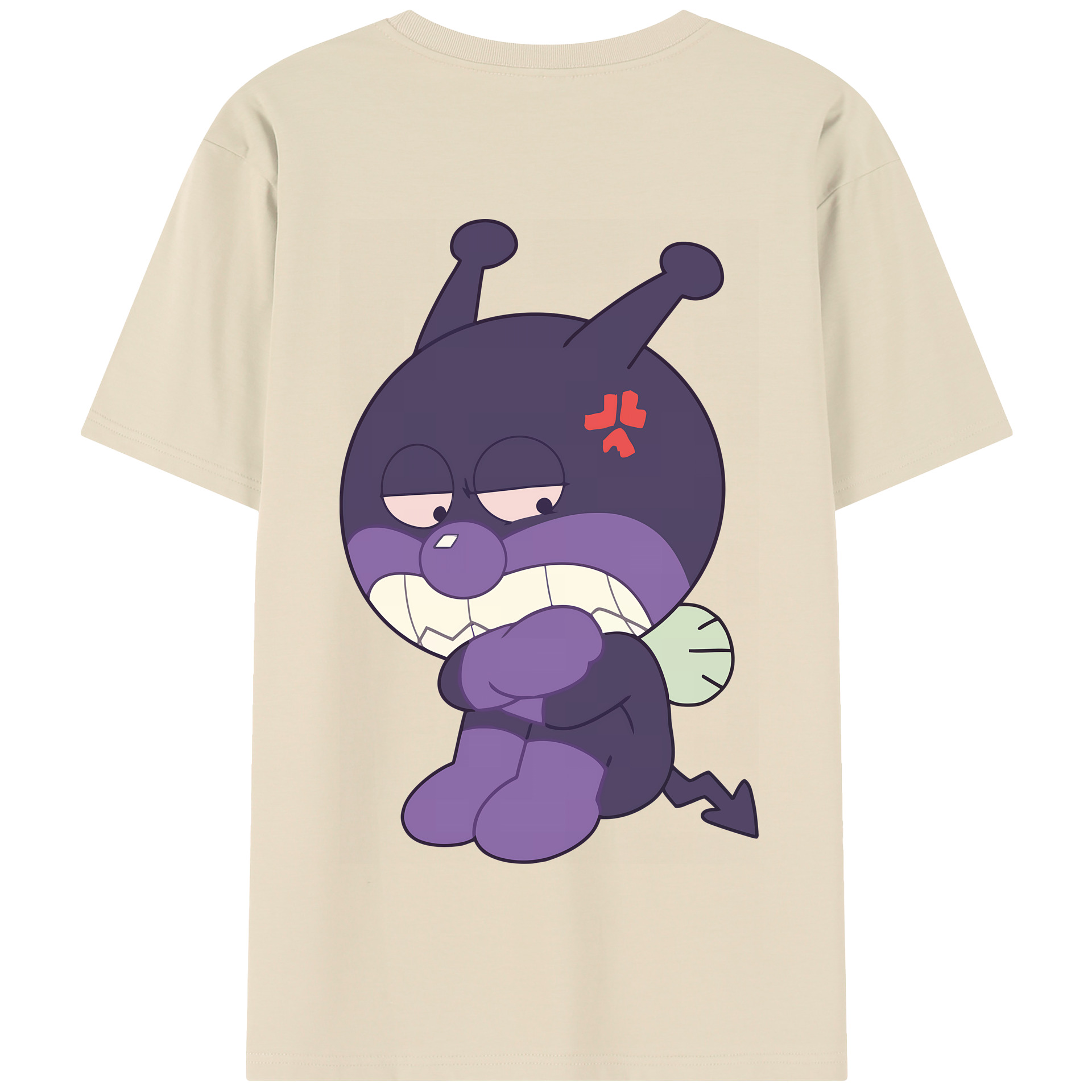 （画像用） アンパンマン Anpanman 綿100％半袖Tシャツ（背面プリント）