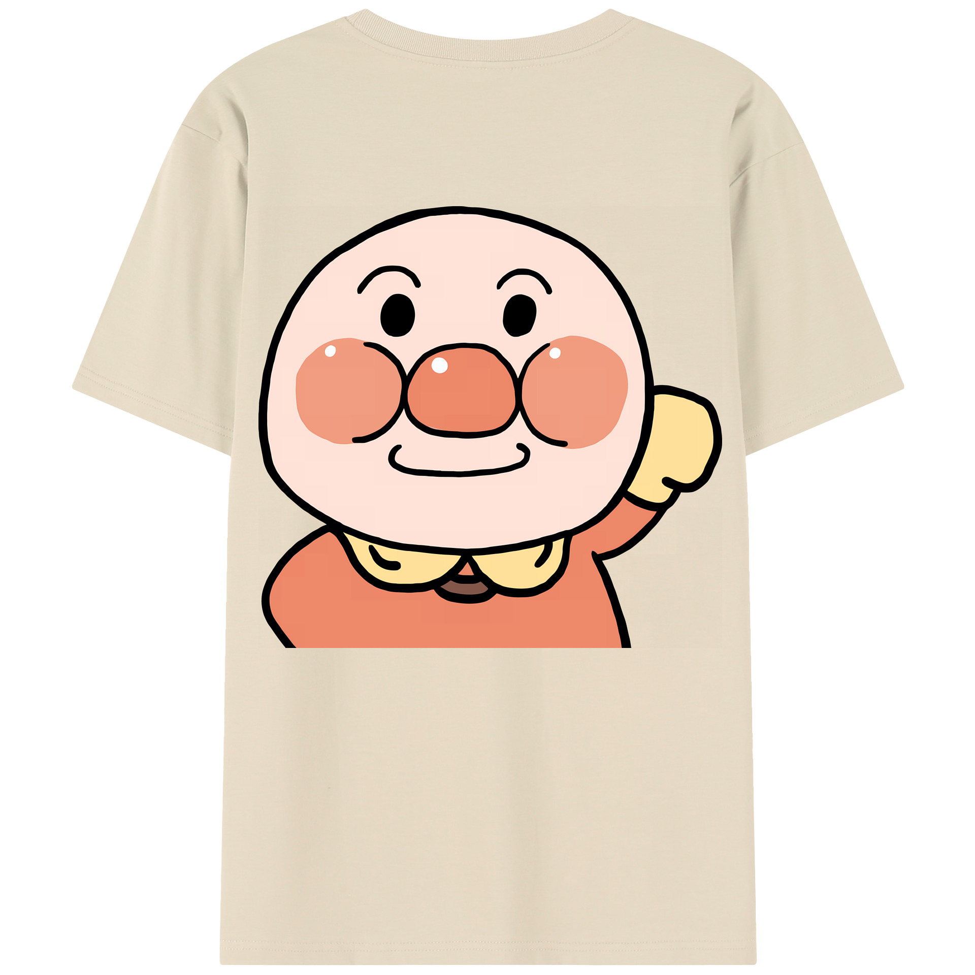 （画像用） アンパンマン Anpanman 綿100％半袖Tシャツ（背面プリント）