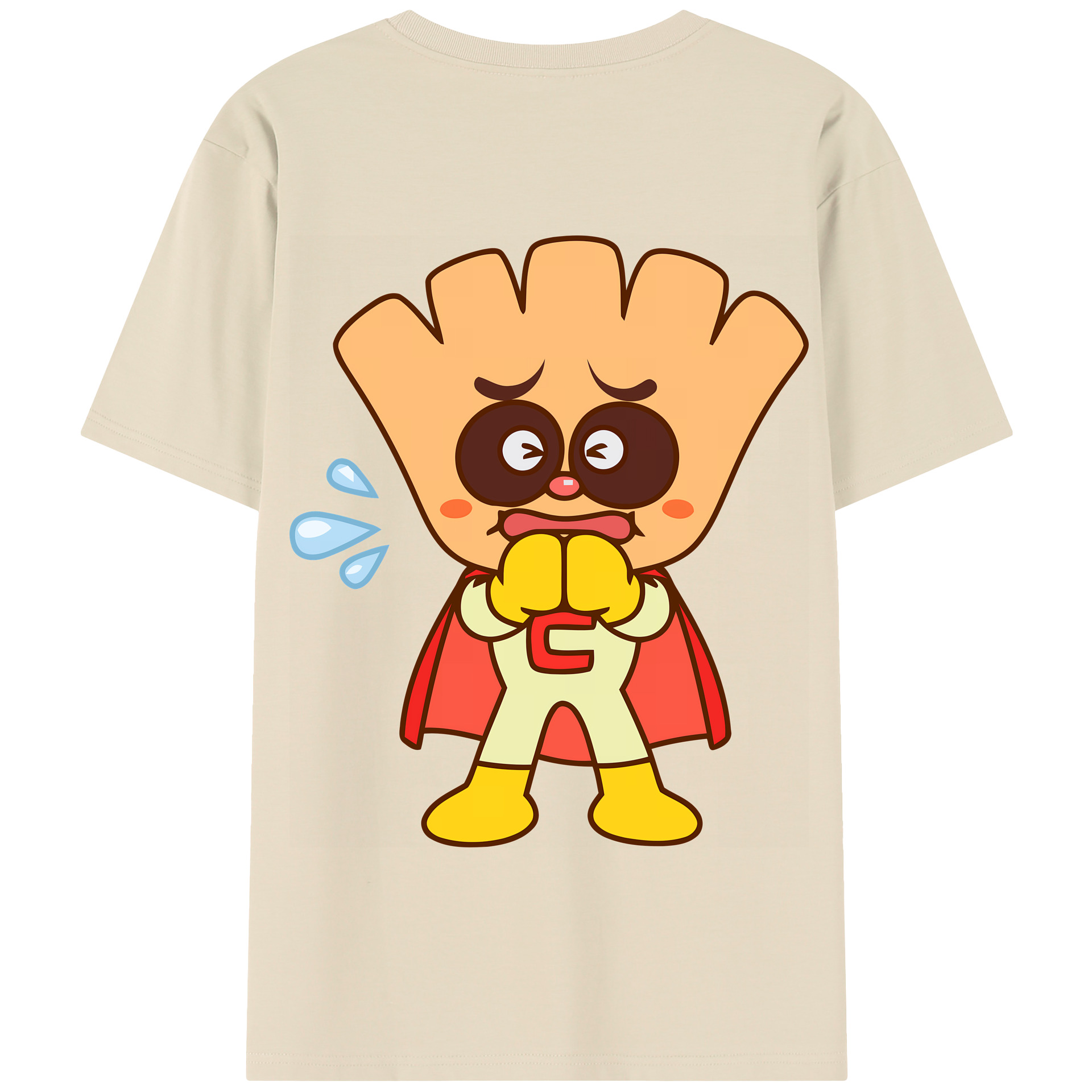 （画像用） アンパンマン Anpanman 綿100％半袖Tシャツ（背面プリント）