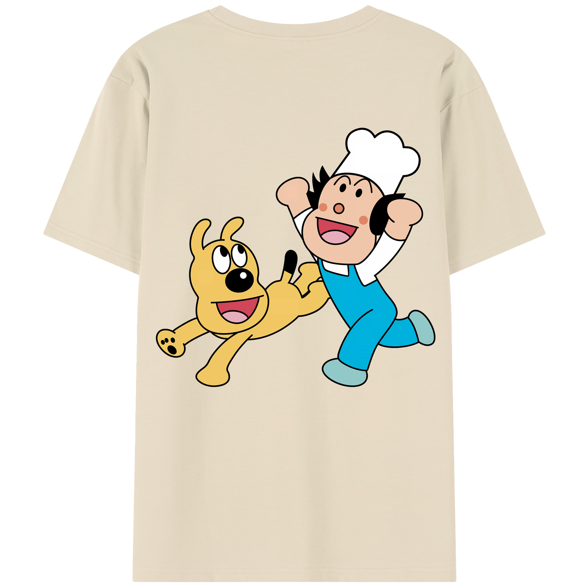 （画像用） アンパンマン Anpanman 綿100％半袖Tシャツ（背面プリント）