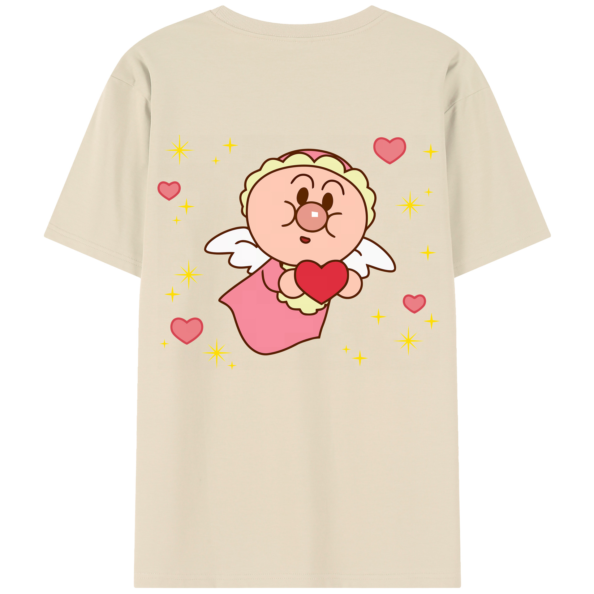 （画像用） アンパンマン Anpanman 綿100％半袖Tシャツ（背面プリント）