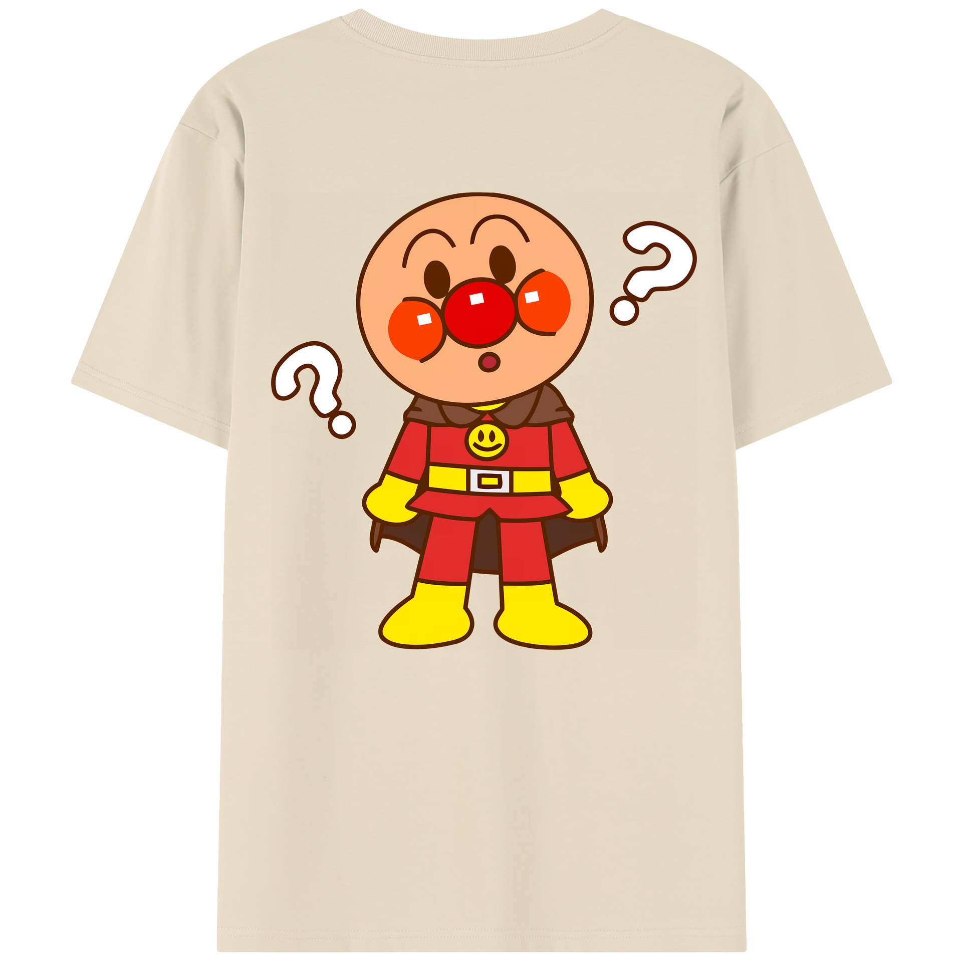 （画像用） アンパンマン Anpanman 綿100％半袖Tシャツ（背面プリント）
