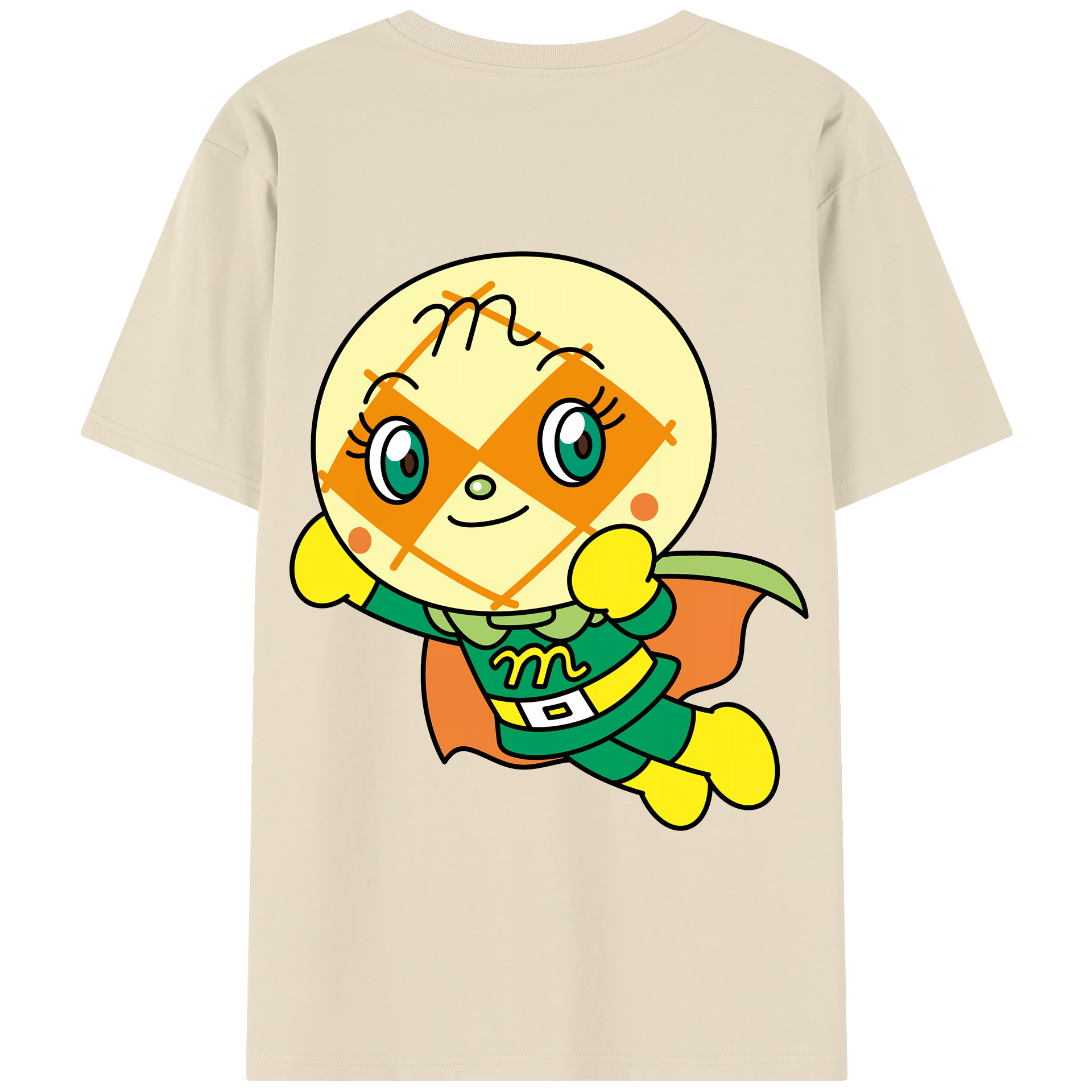 （画像用） アンパンマン Anpanman 綿100％半袖Tシャツ（背面プリント）