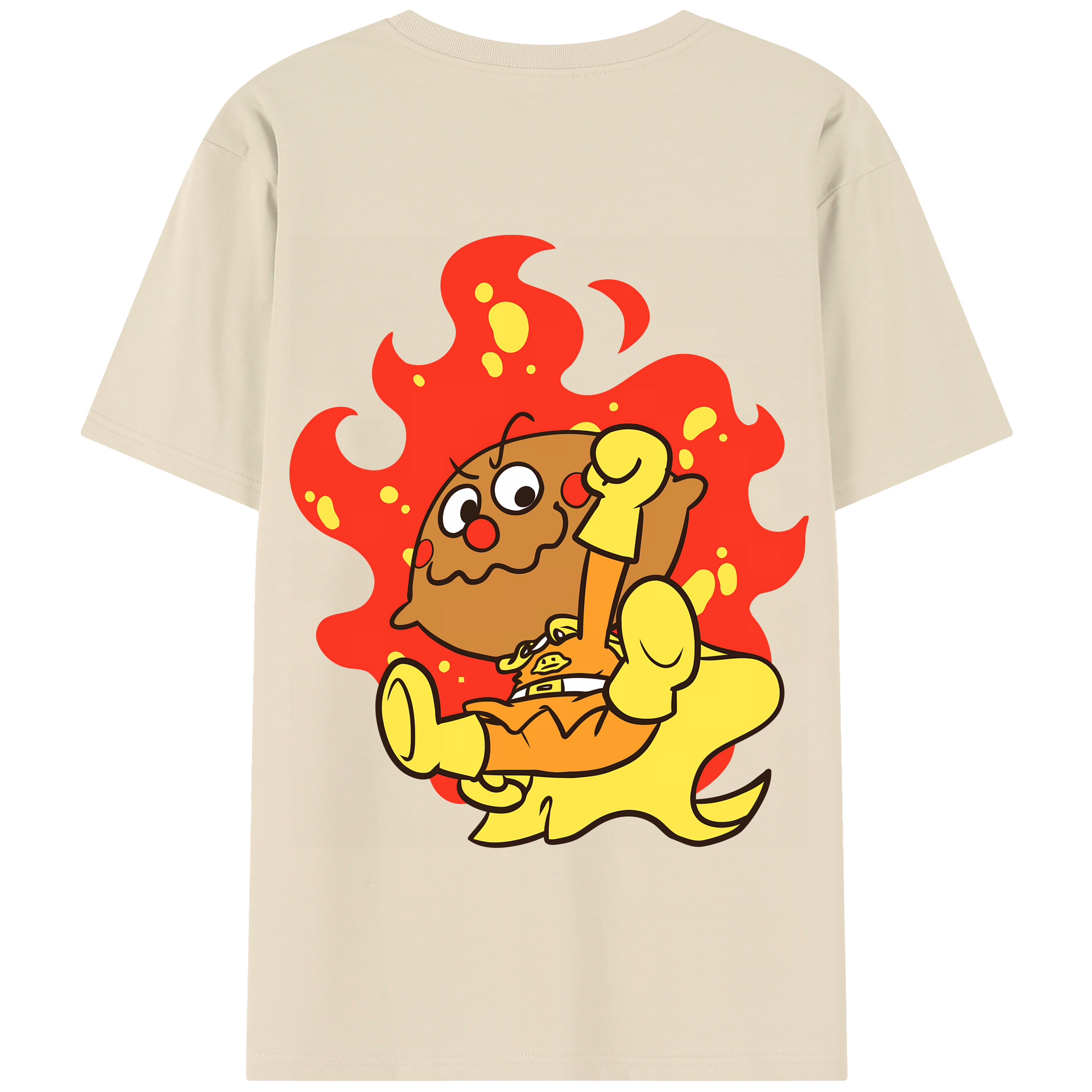 （画像用） アンパンマン Anpanman 綿100％半袖Tシャツ（背面プリント）