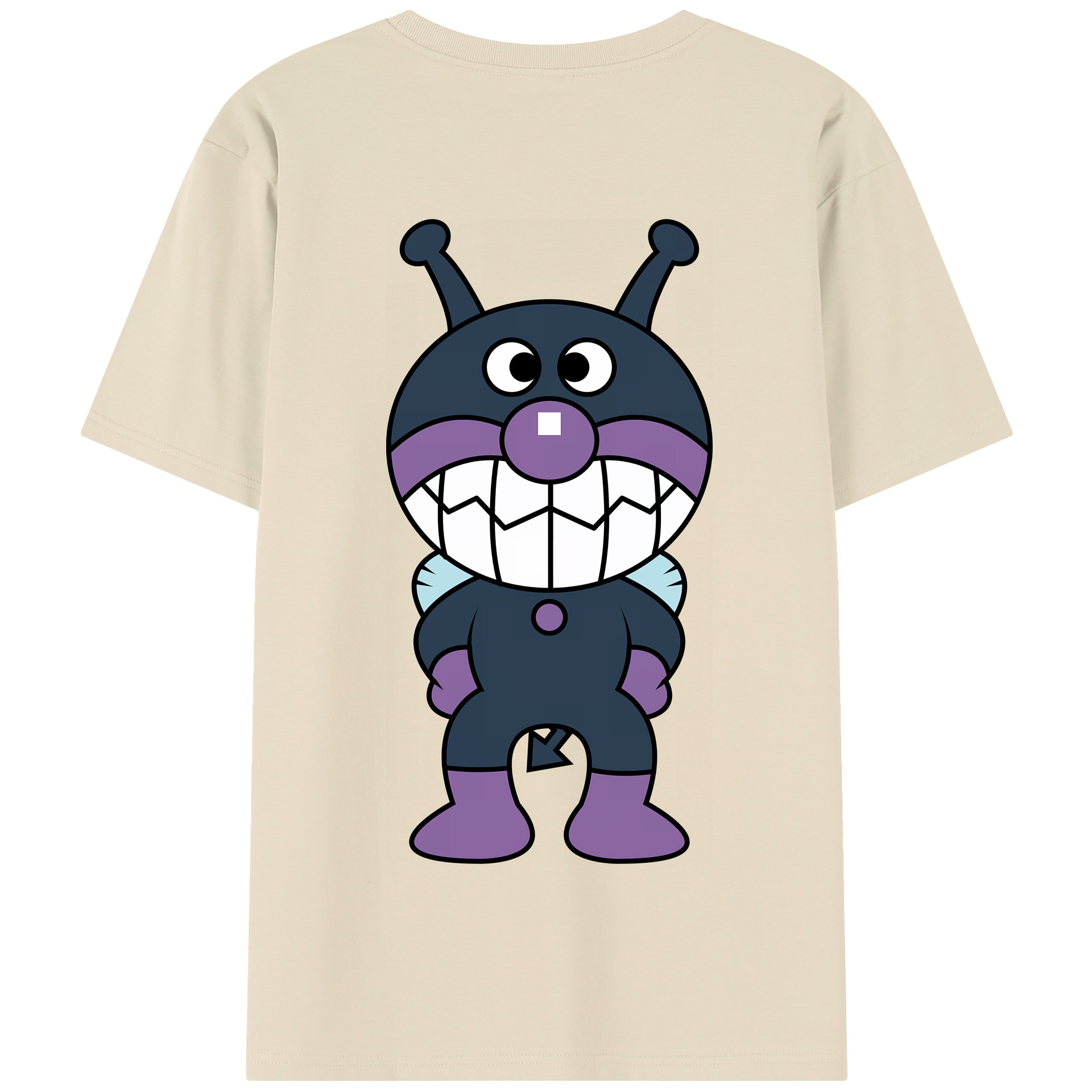 （画像用） アンパンマン Anpanman 綿100％半袖Tシャツ（背面プリント）