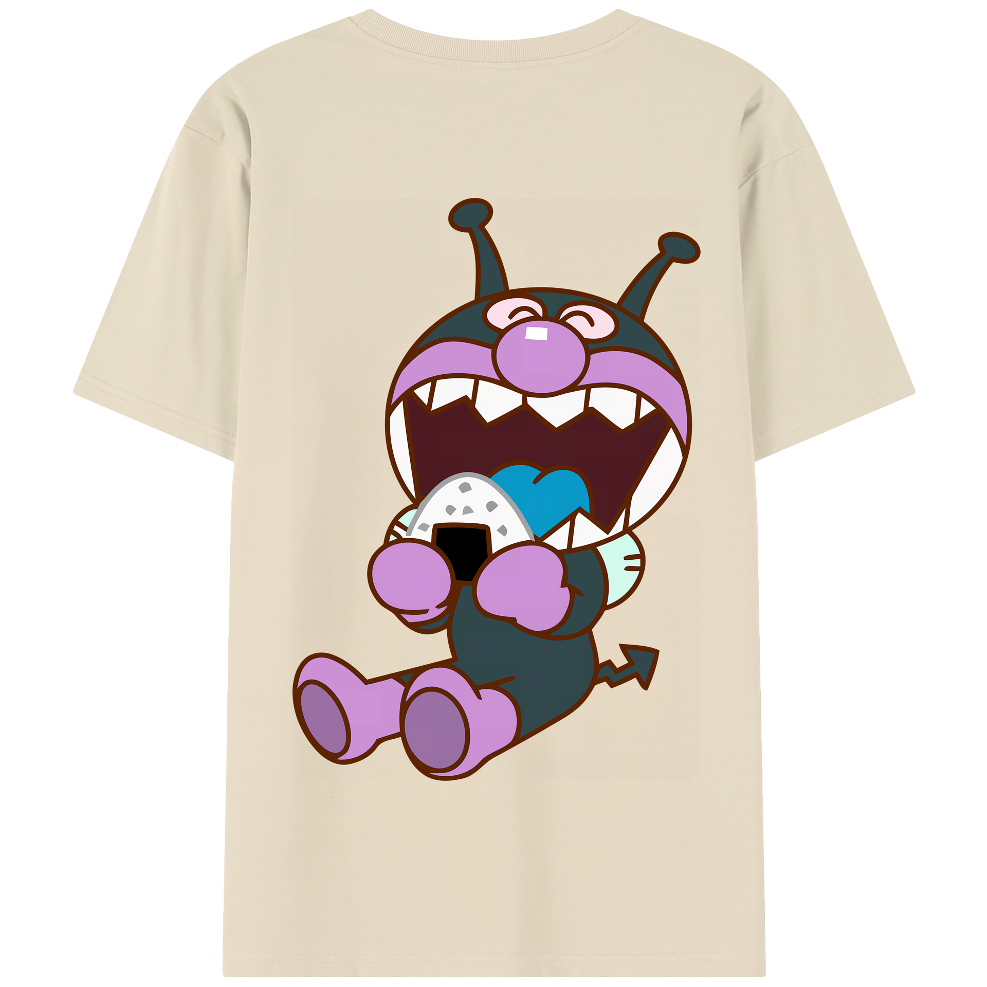 （画像用） アンパンマン Anpanman 綿100％半袖Tシャツ（背面プリント）