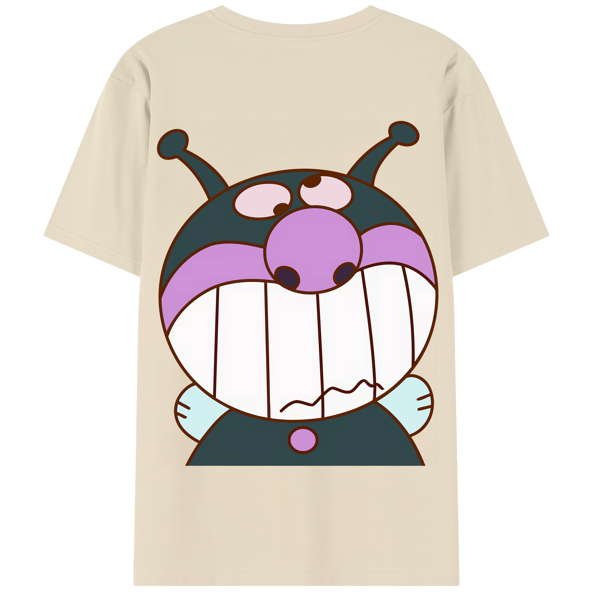 （画像用） アンパンマン Anpanman 綿100％半袖Tシャツ（背面プリント）