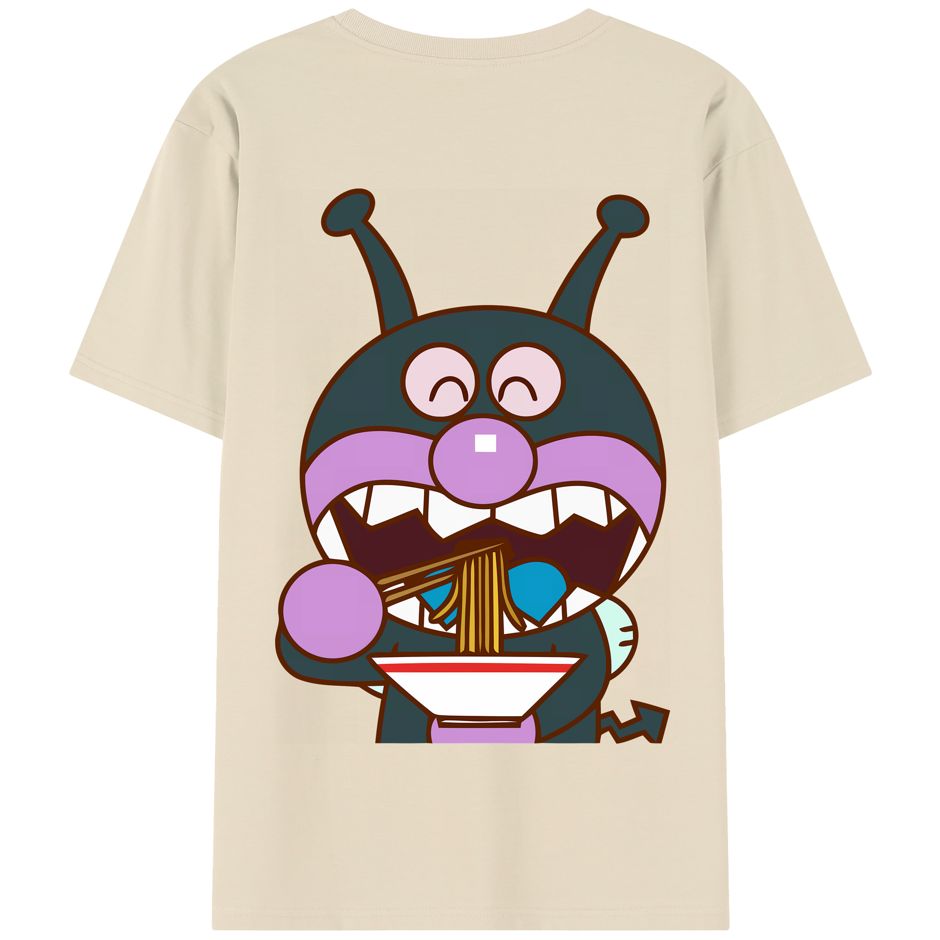 （画像用） アンパンマン Anpanman 綿100％半袖Tシャツ（背面プリント）