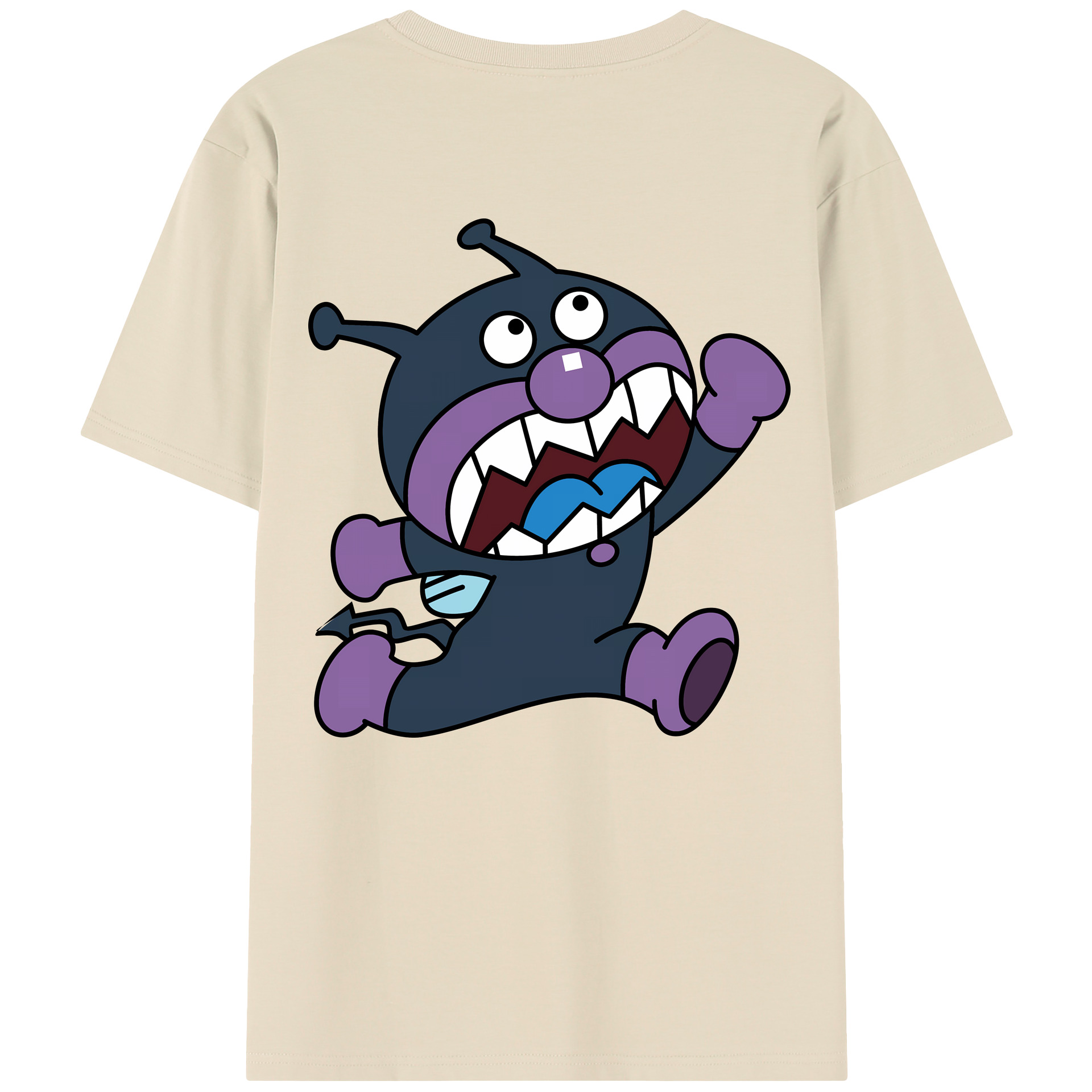 （画像用） アンパンマン Anpanman 綿100％半袖Tシャツ（背面プリント）