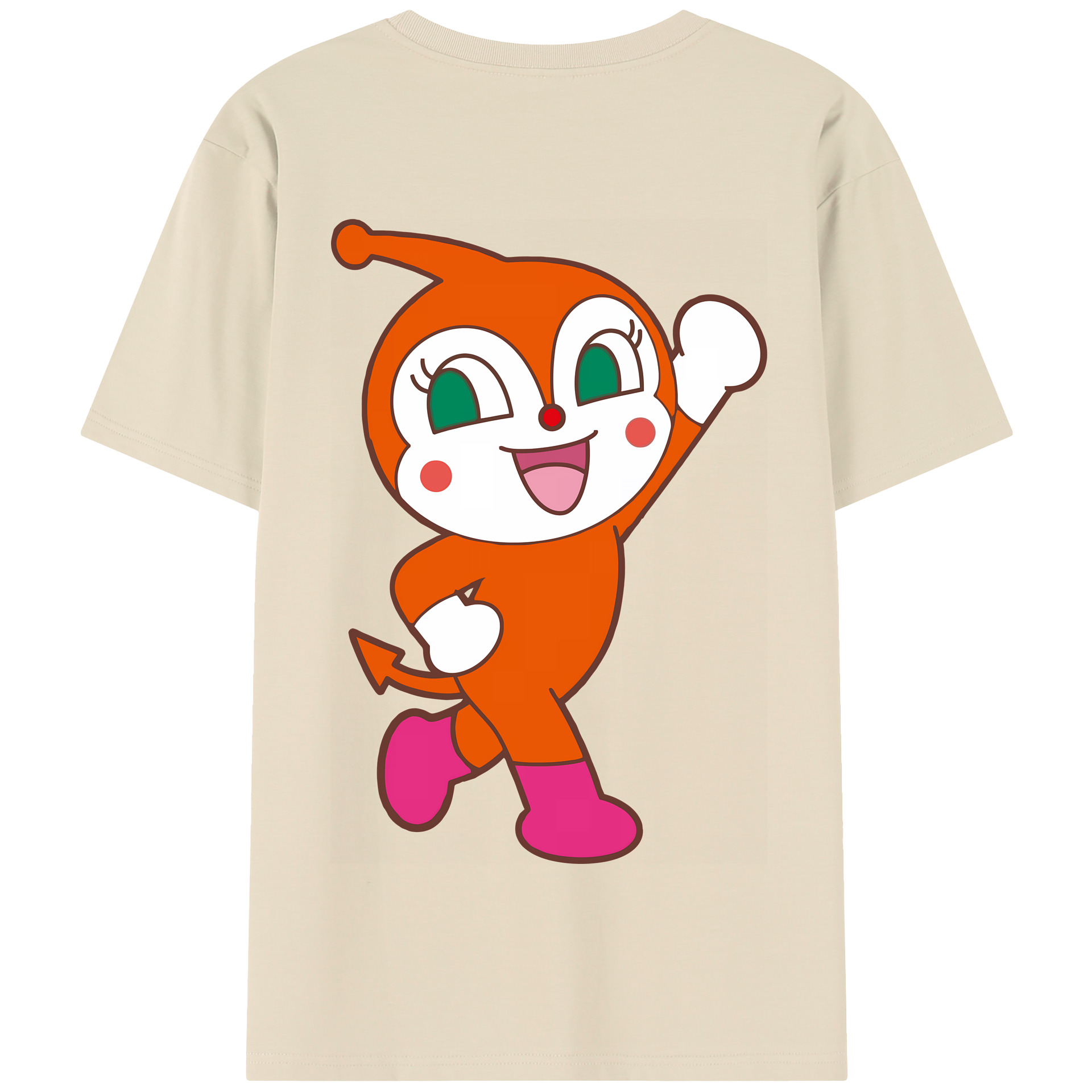 （画像用） アンパンマン Anpanman 綿100％半袖Tシャツ（背面プリント）