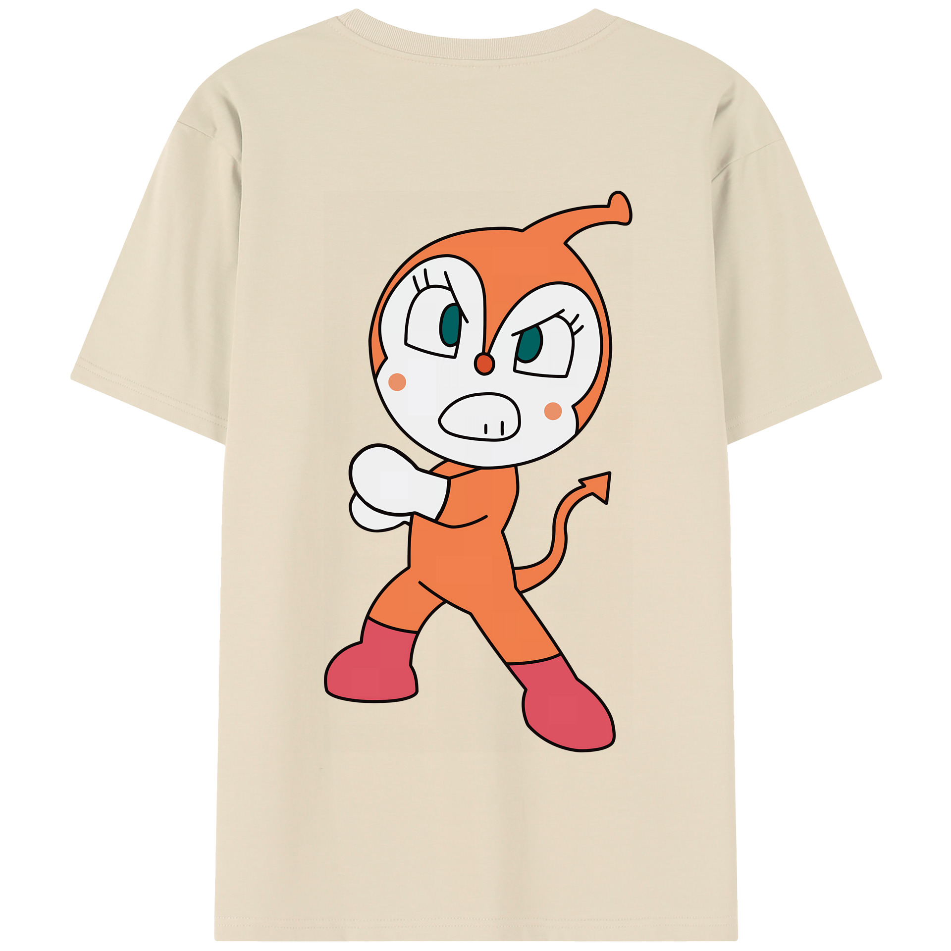 （画像用） アンパンマン Anpanman 綿100％半袖Tシャツ（背面プリント）