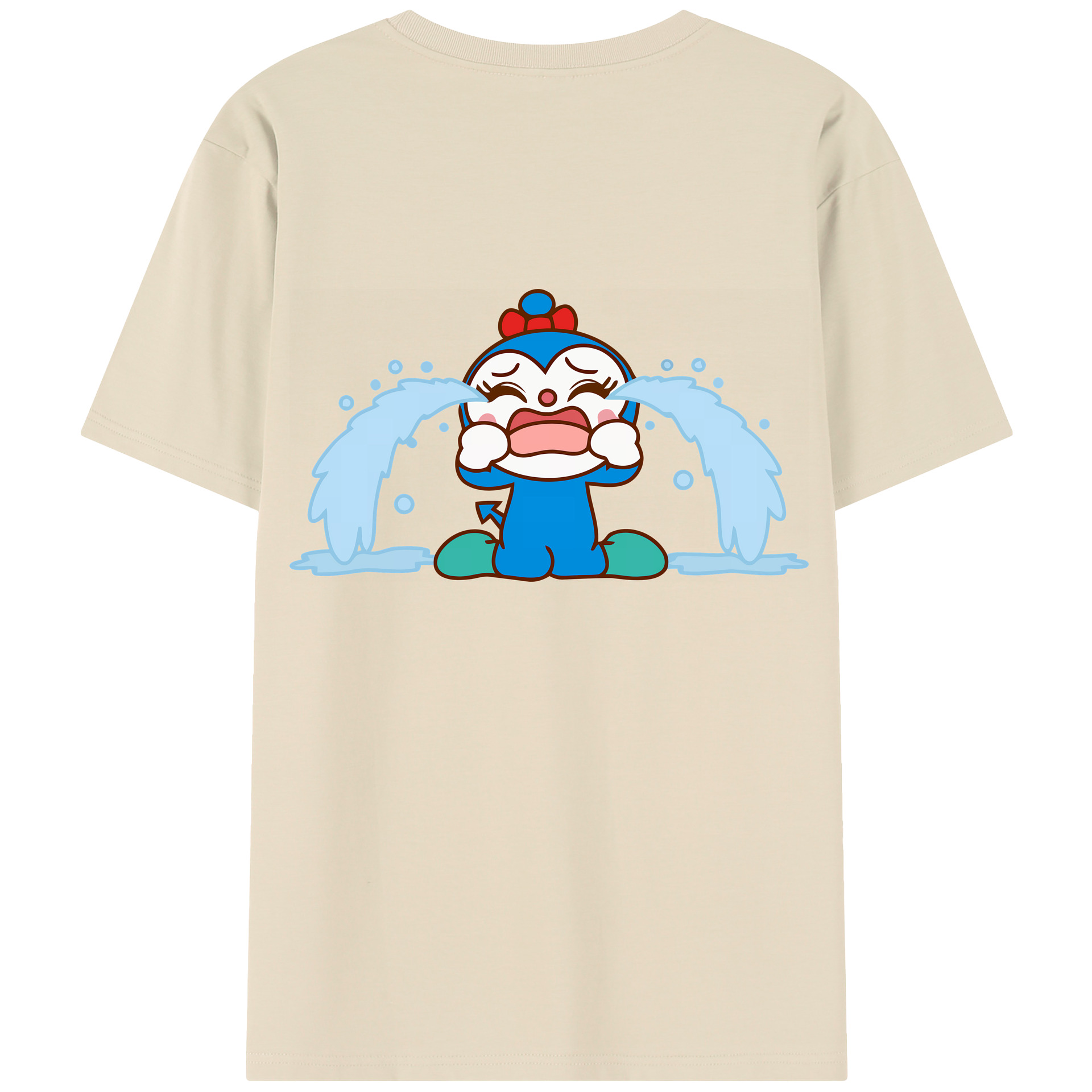 （画像用） アンパンマン Anpanman 綿100％半袖Tシャツ（背面プリント）