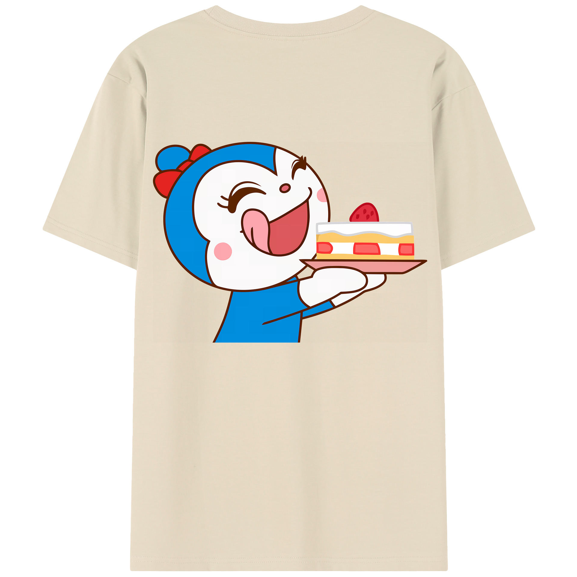 （画像用） アンパンマン Anpanman 綿100％半袖Tシャツ（背面プリント）