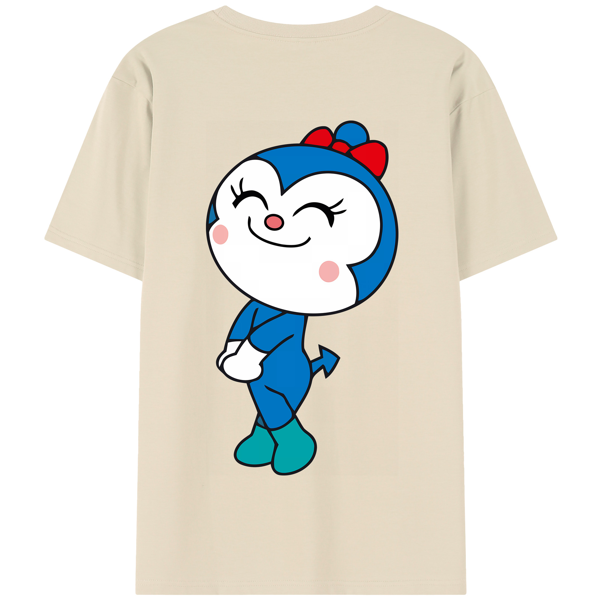 （画像用） アンパンマン Anpanman 綿100％半袖Tシャツ（背面プリント）