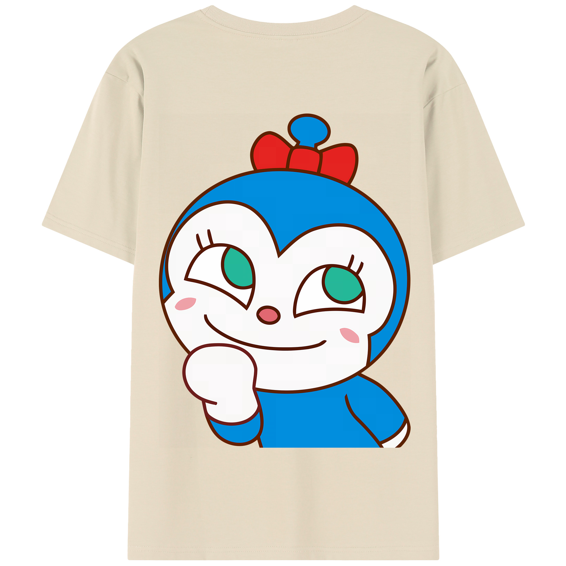 （画像用） アンパンマン Anpanman 綿100％半袖Tシャツ（背面プリント）