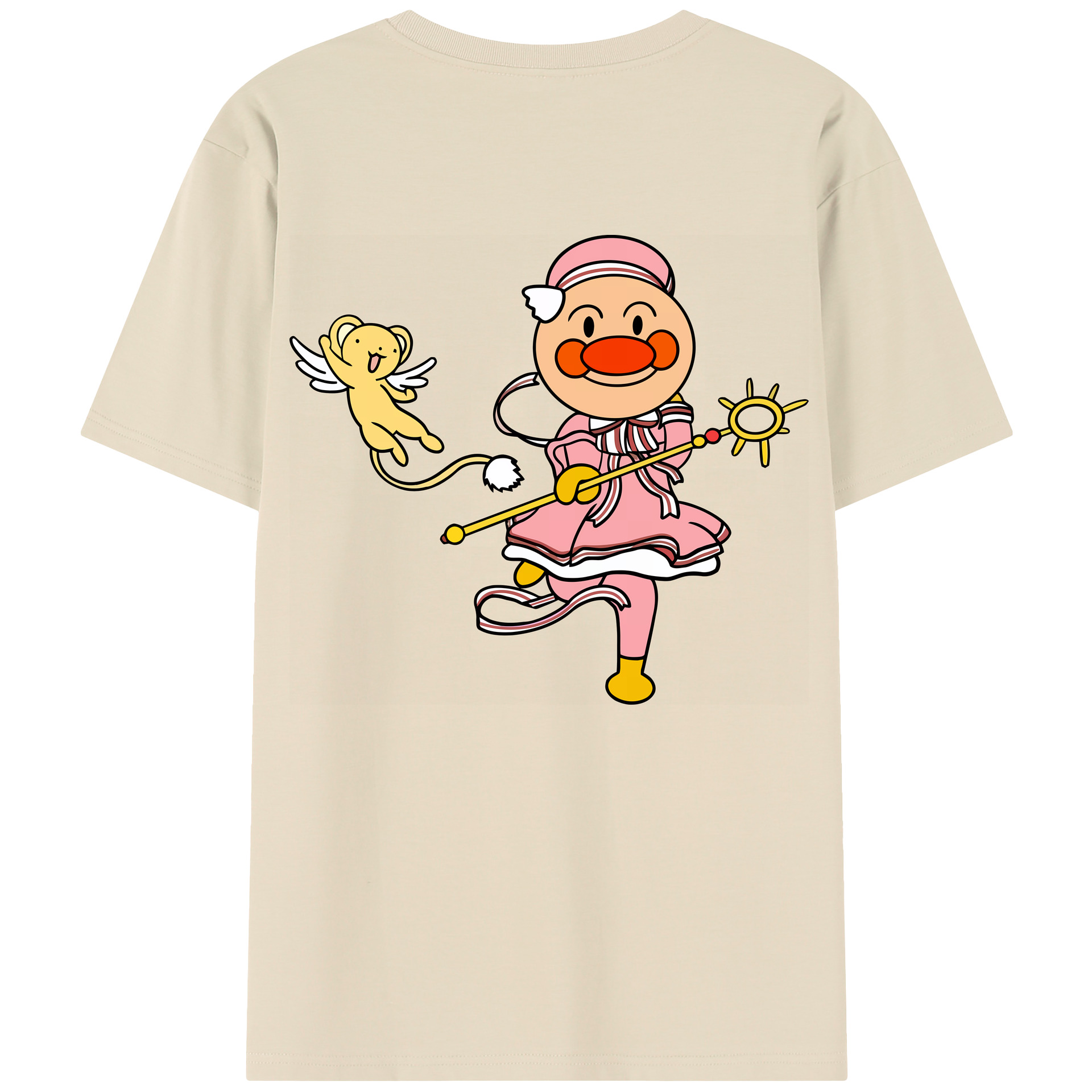 （画像用） アンパンマン Anpanman 綿100％半袖Tシャツ（背面プリント）