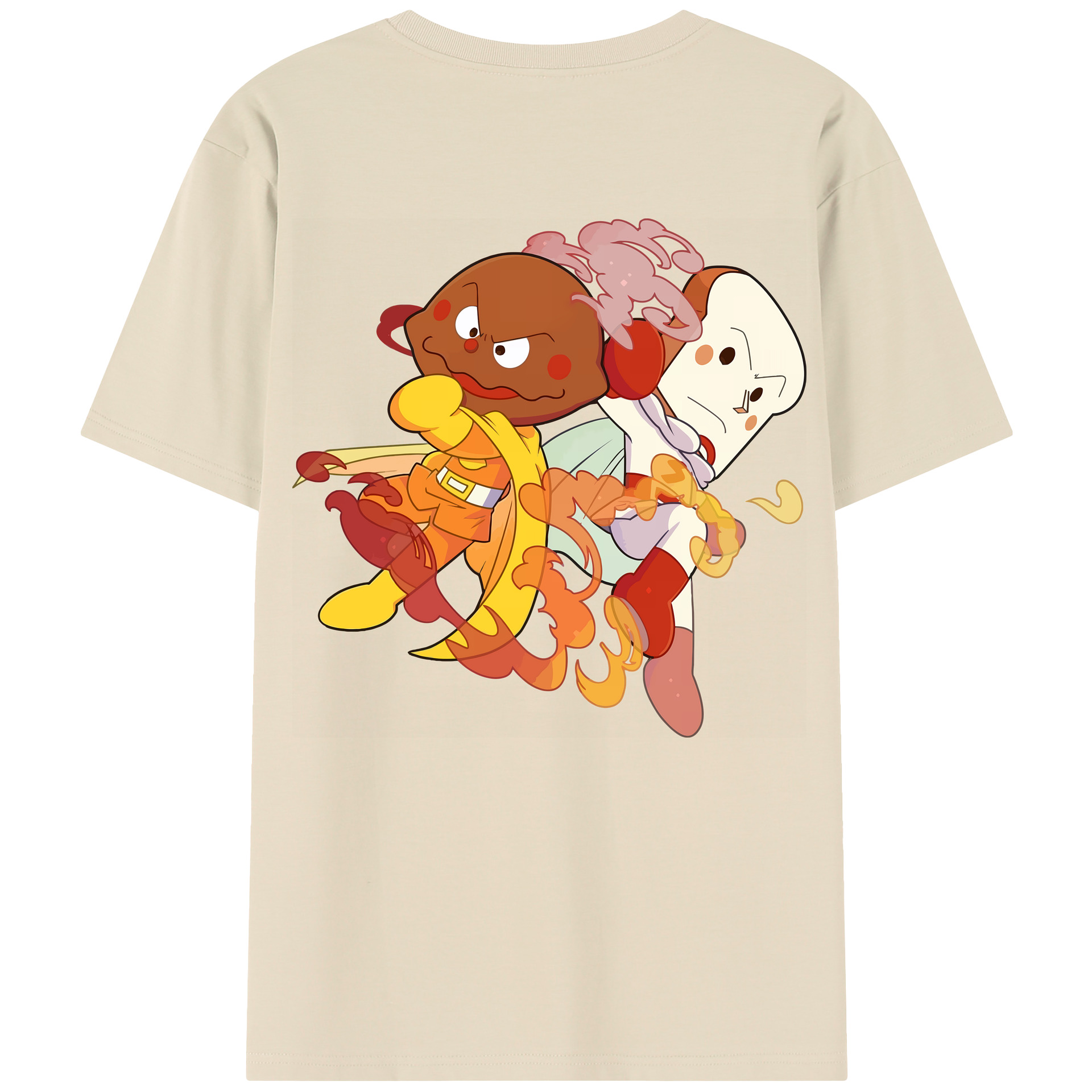 （画像用） アンパンマン Anpanman 綿100％半袖Tシャツ（背面プリント）