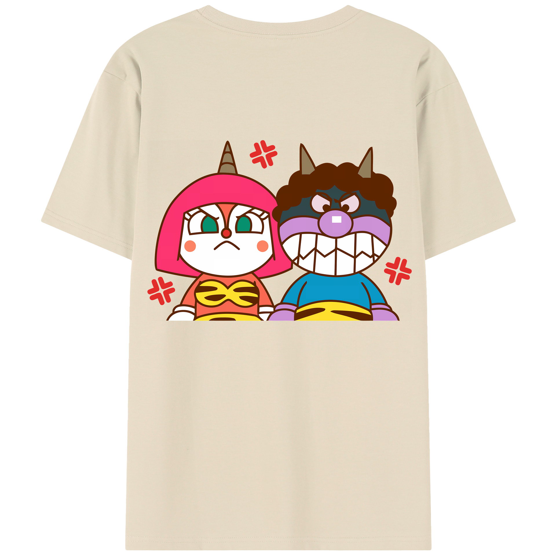 （画像用） アンパンマン Anpanman 綿100％半袖Tシャツ（背面プリント）