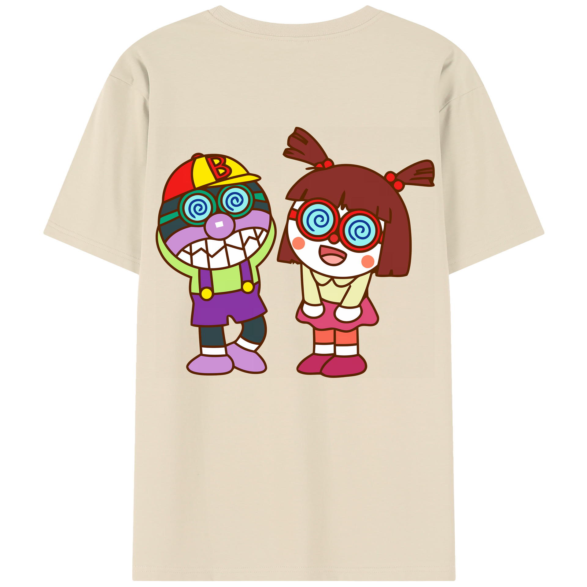 （画像用） アンパンマン Anpanman 綿100％半袖Tシャツ（背面プリント）
