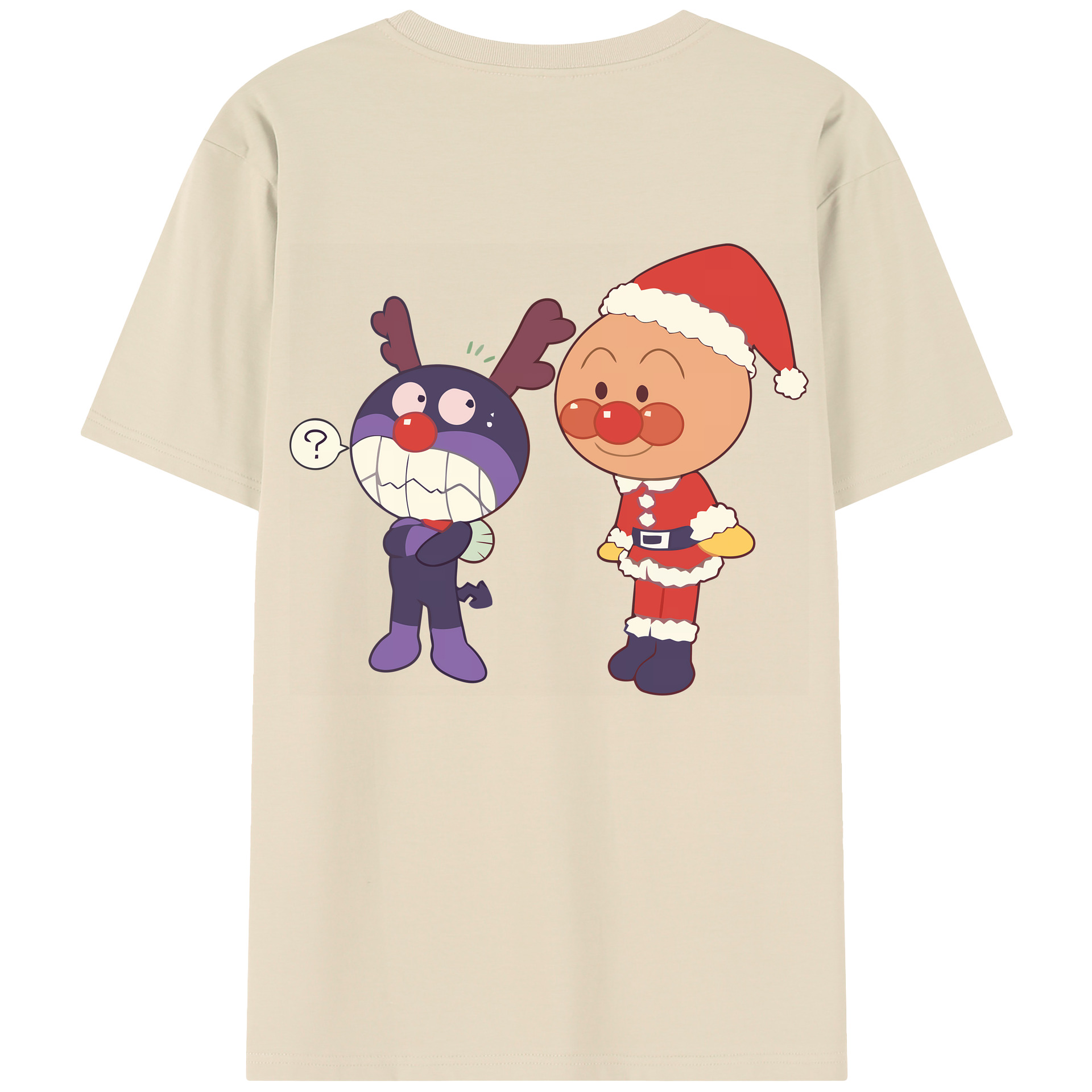 （画像用） アンパンマン Anpanman 綿100％半袖Tシャツ（背面プリント）