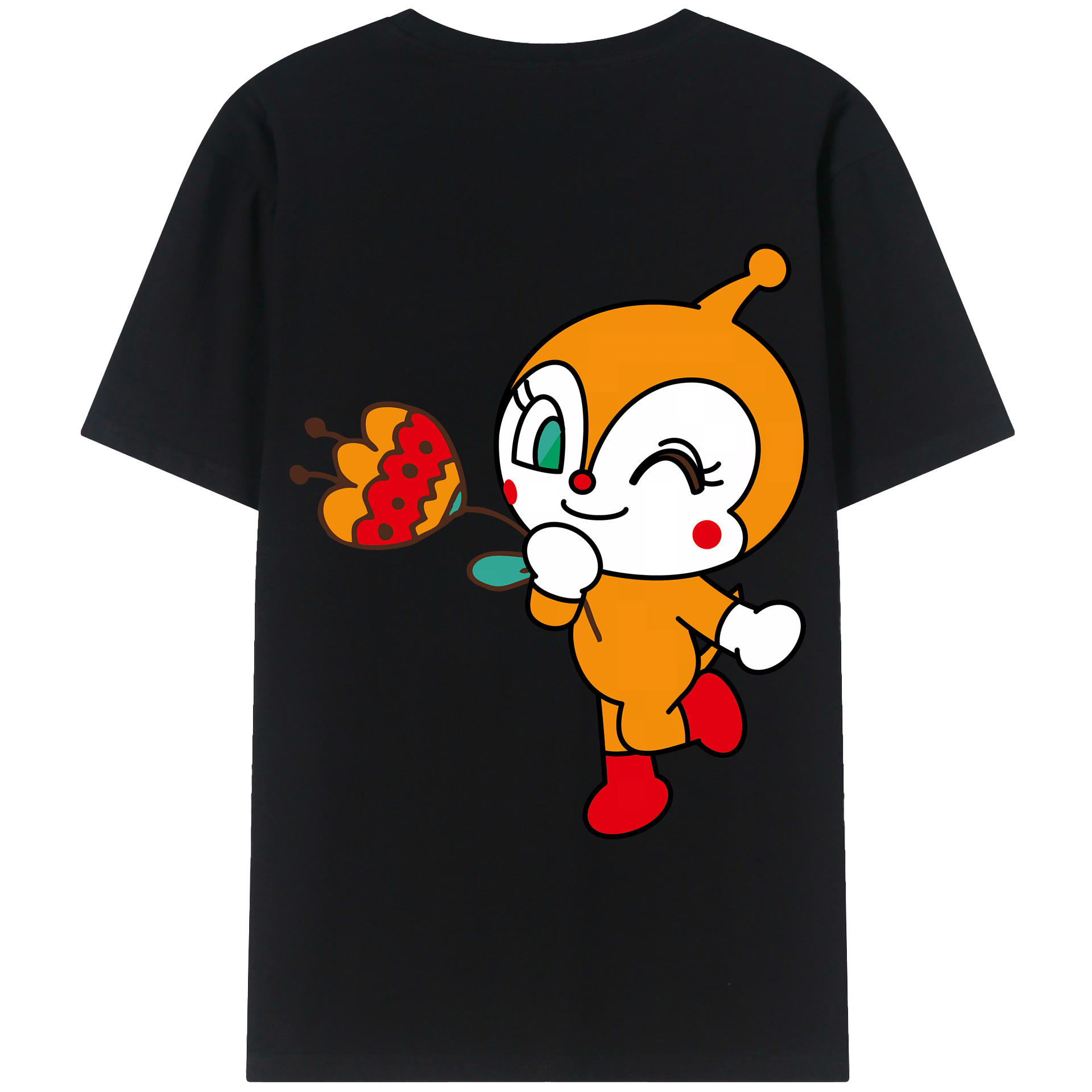 アンパンマン Anpanman 綿100％半袖Tシャツ（背面プリント）