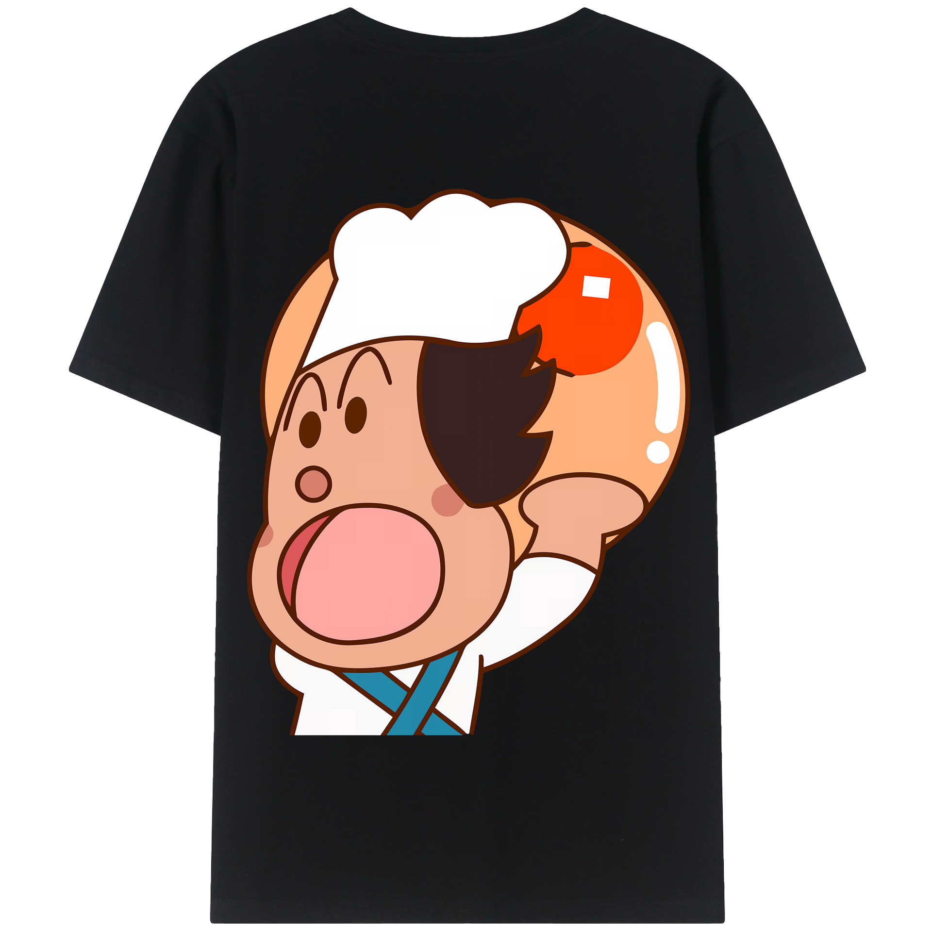 （画像用） アンパンマン Anpanman 綿100％半袖Tシャツ（背面プリント）